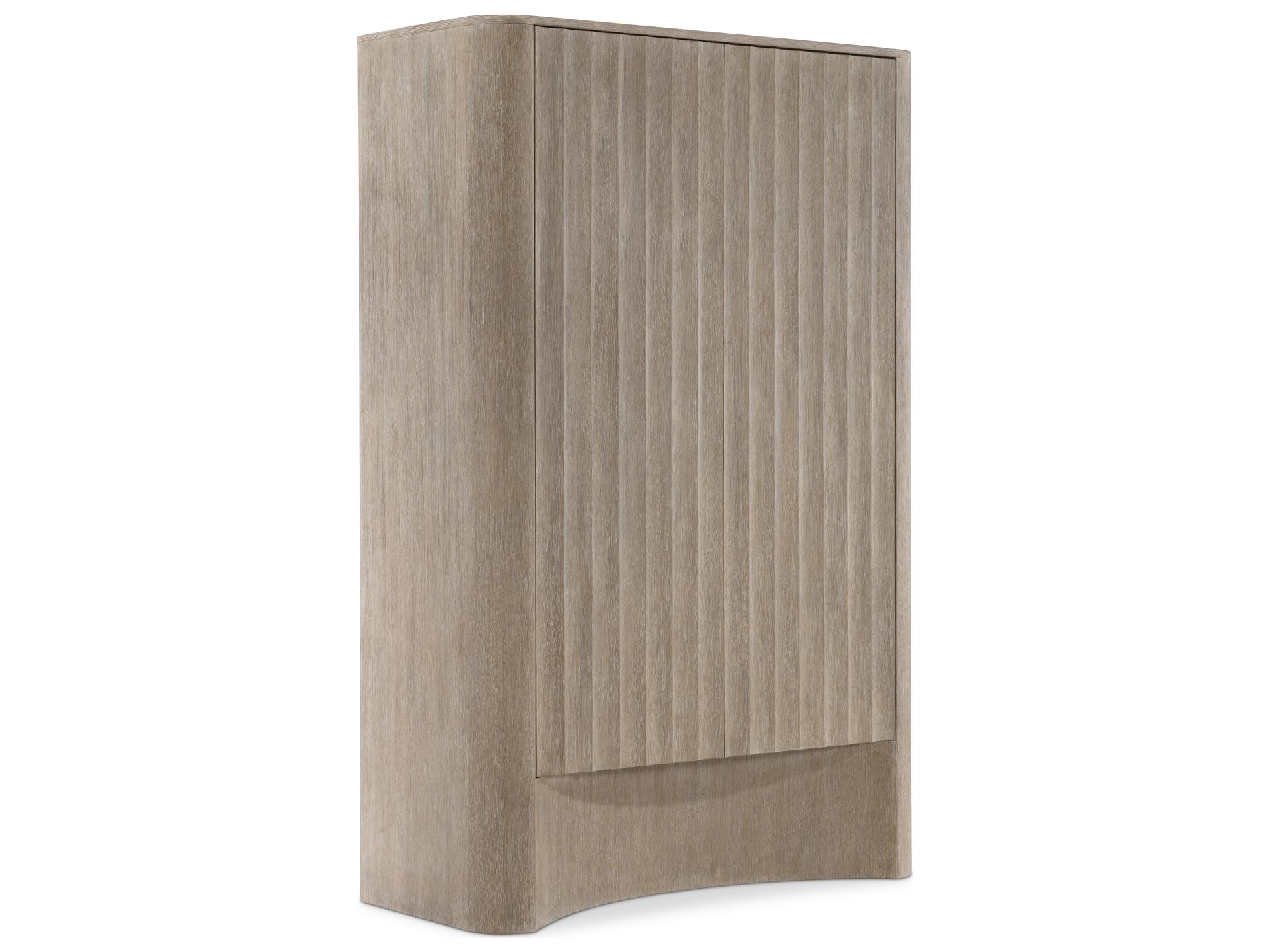 Loggia Bar Cabinet in Aria Wire-Brushed Oak Finish
