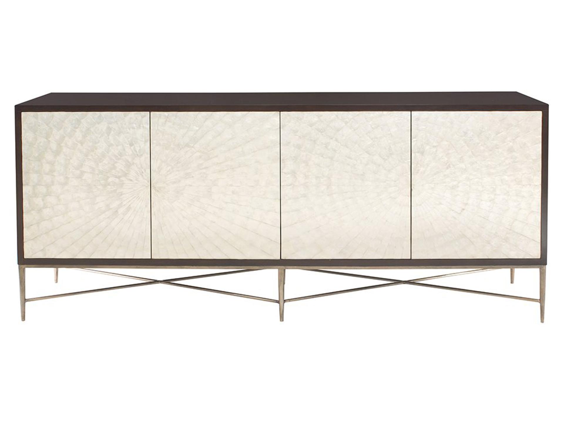 Adagio Capiz Shell Buffet in Espresso and Bronze