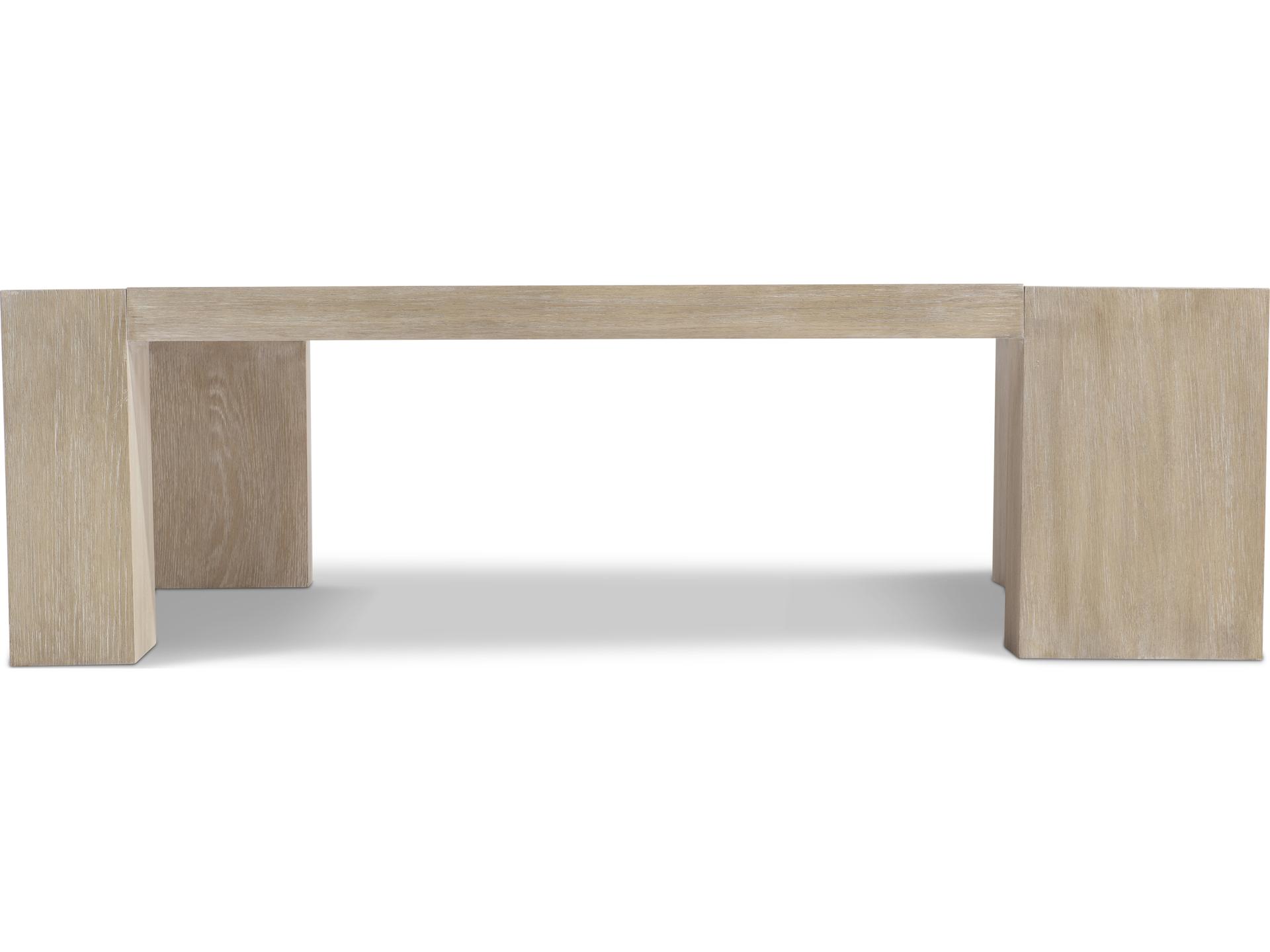 Bernhardt Darsa Square Wood Brown Coffee Table