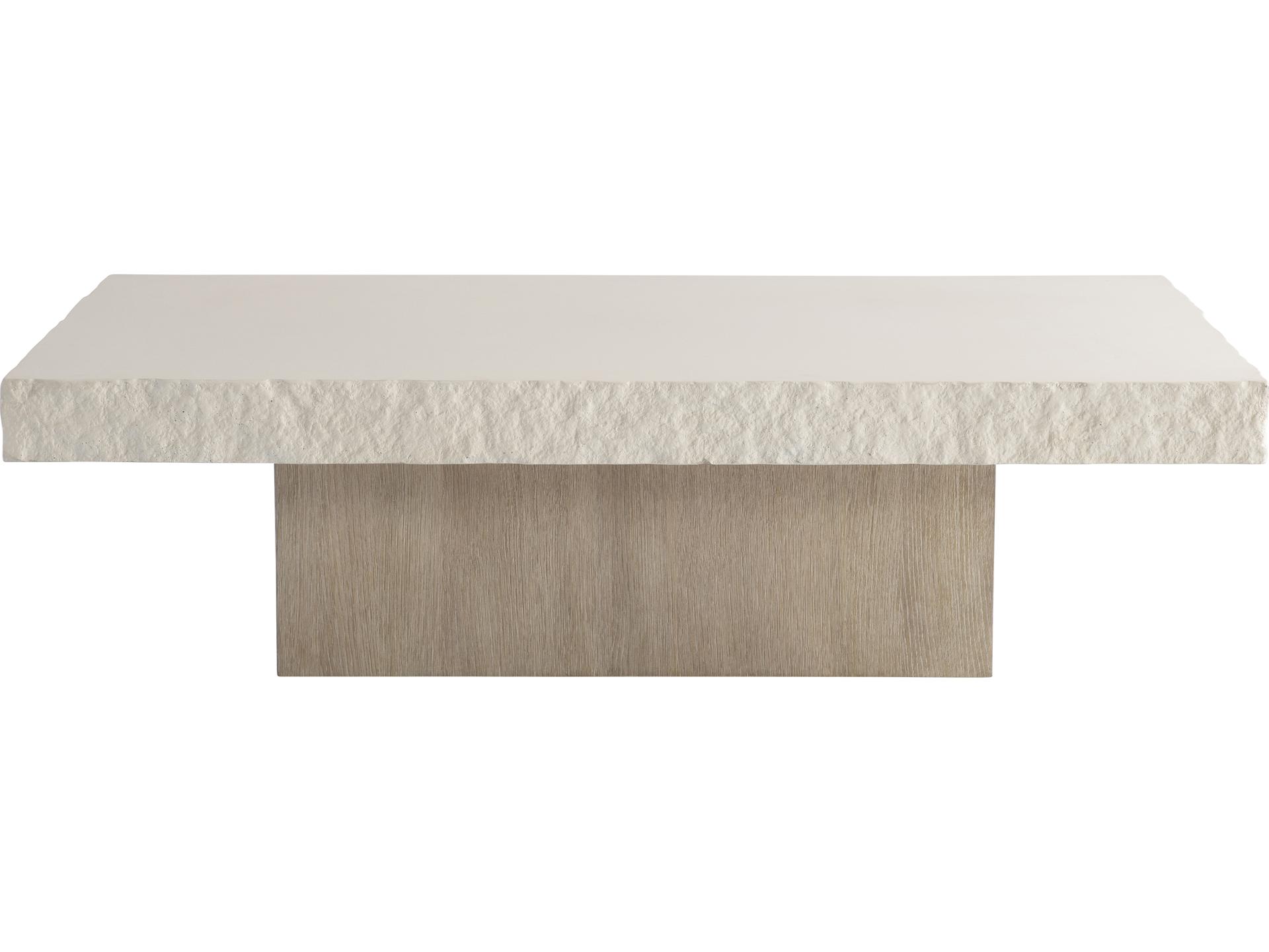 Bernhardt Beauclair Rectangular Concrete Coffee Table