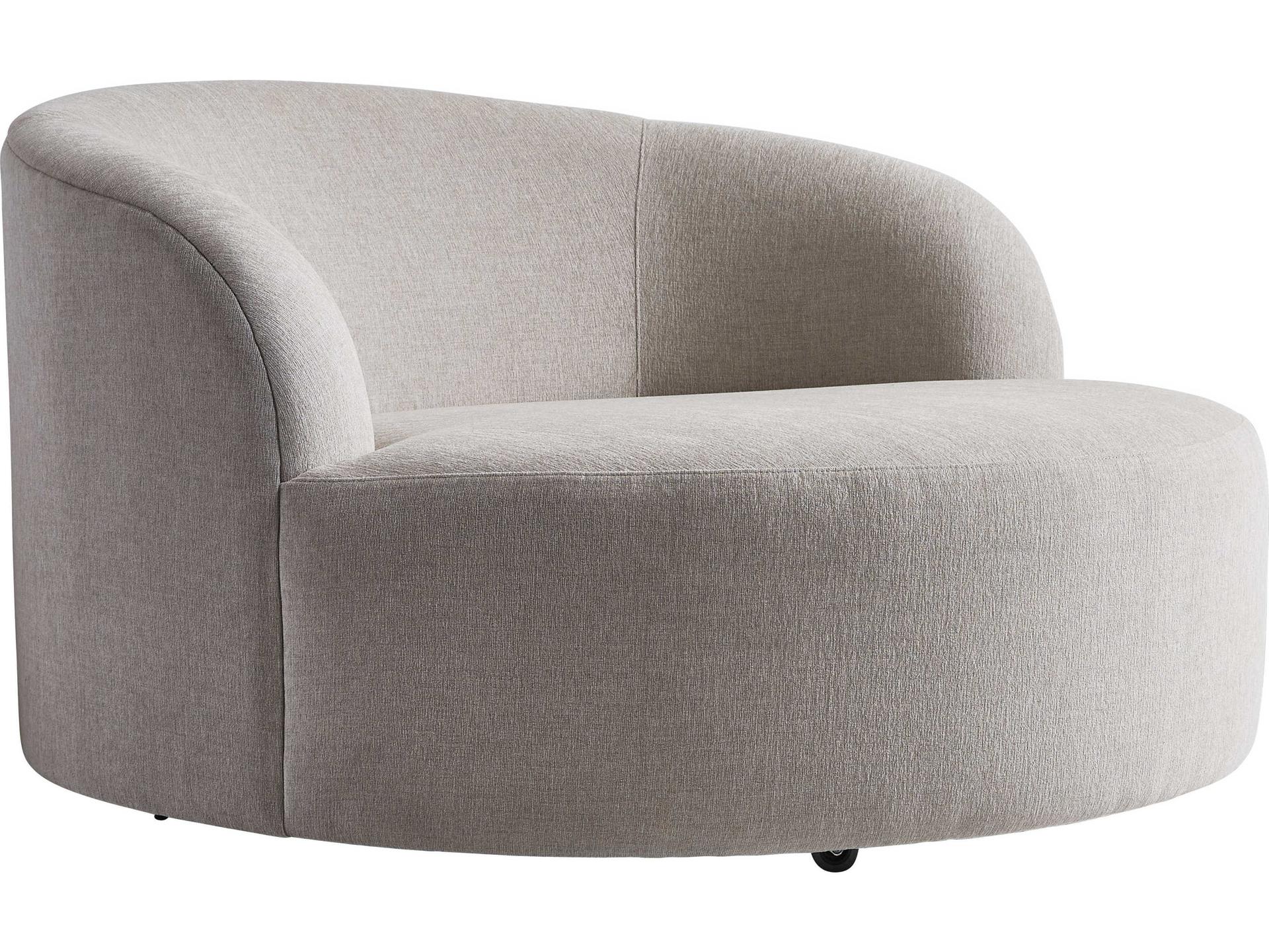 Symi Outdoor Swivel Daybed in Grey Performance Fabric