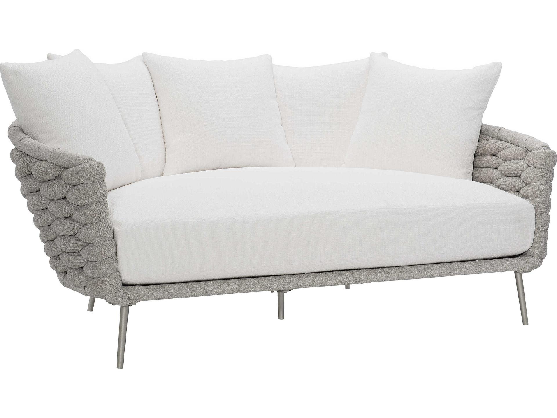 Wailea Outdoor Daybed Nordic Gray with Oyster Base