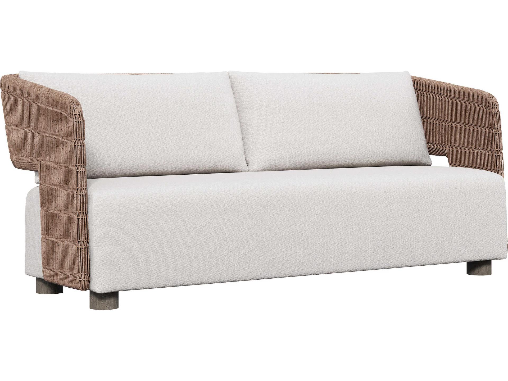 Maldives Outdoor Sofa in Hazelnut All-Weather Wicker