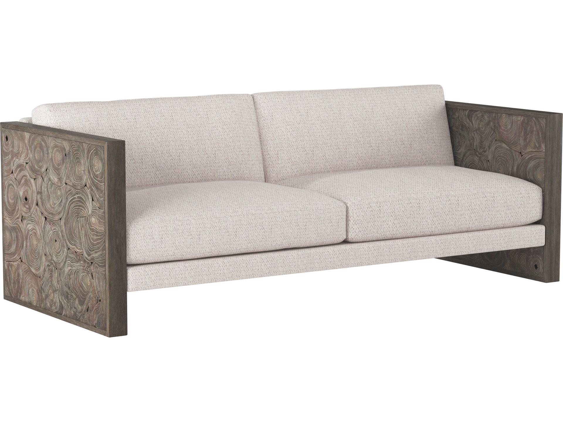 Madura 2-Seat Outdoor Teak Sofa in Smoked Truffle