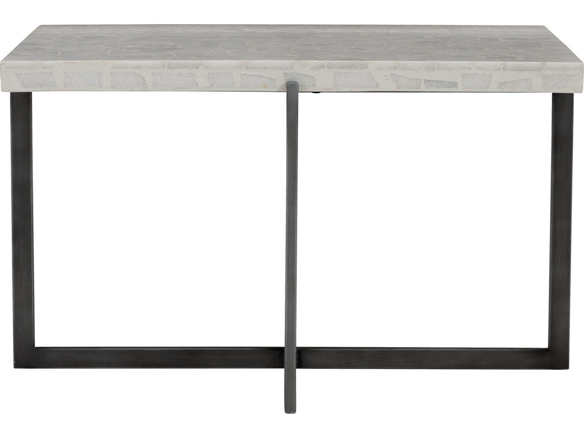 Stillwater Rectangular Outdoor Coffee Table in Flint Gray