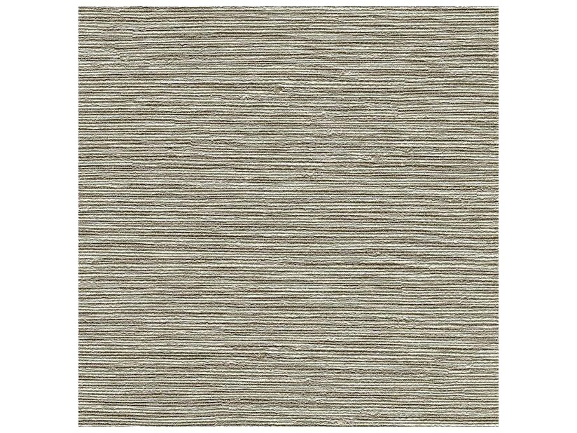 Mabe Taupe Faux Grasscloth Unpasted Wallpaper