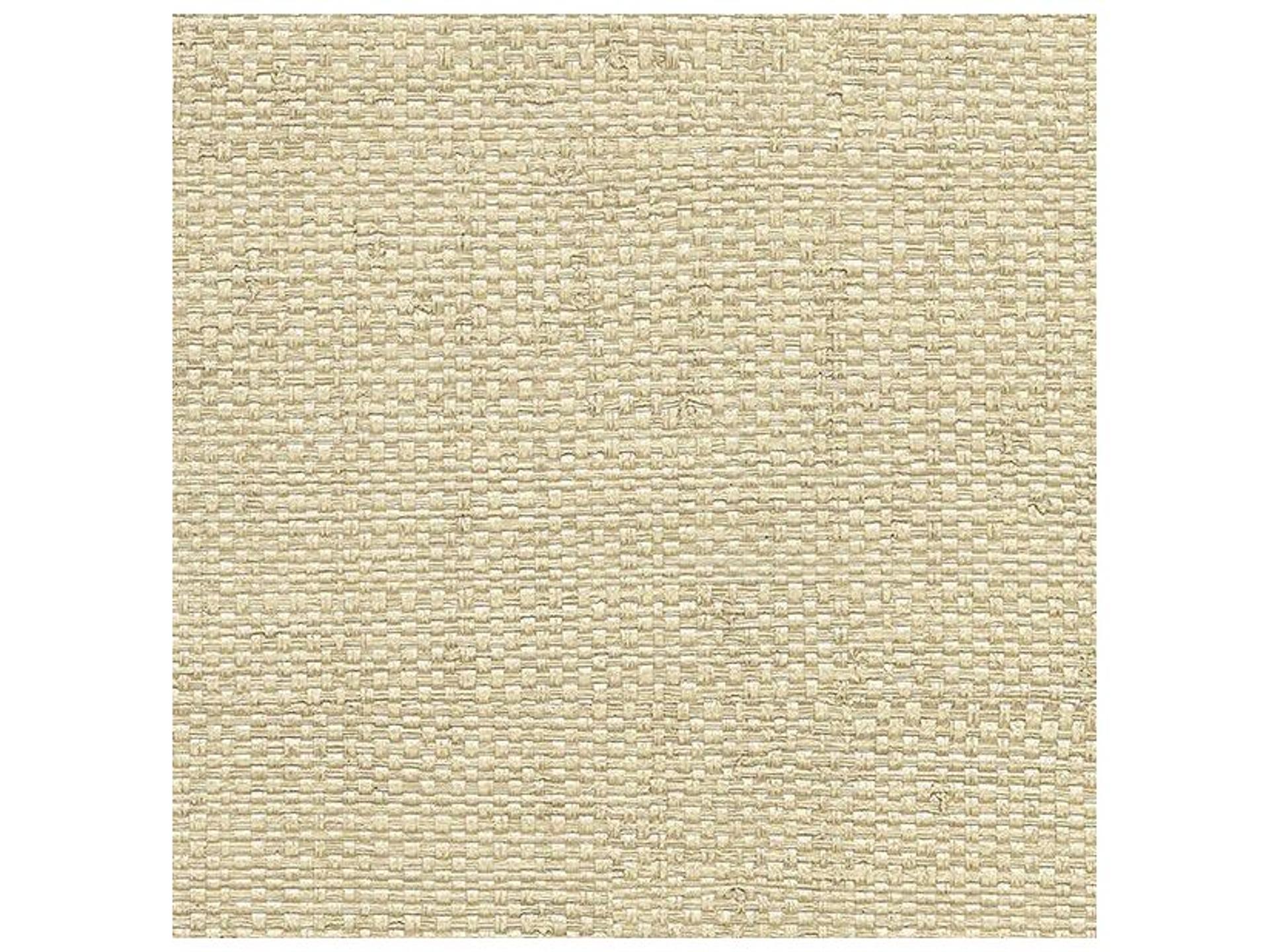 Warner Textures VII Caviar Cream Basketweave Wallpaper
