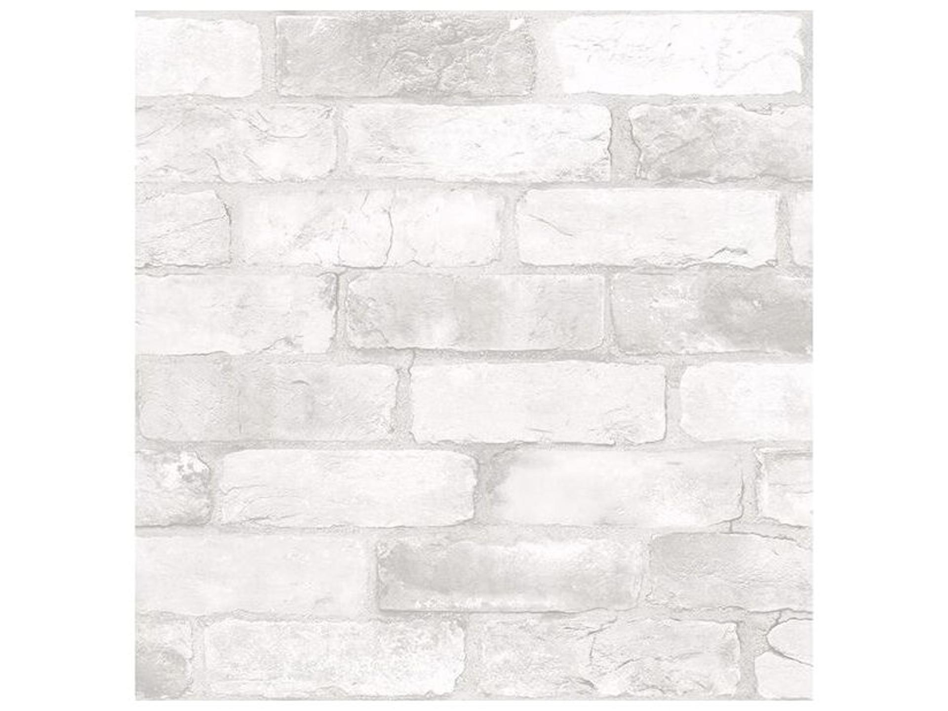 Cody Light Grey Reclaimed Bricks Unpasted Wallpaper
