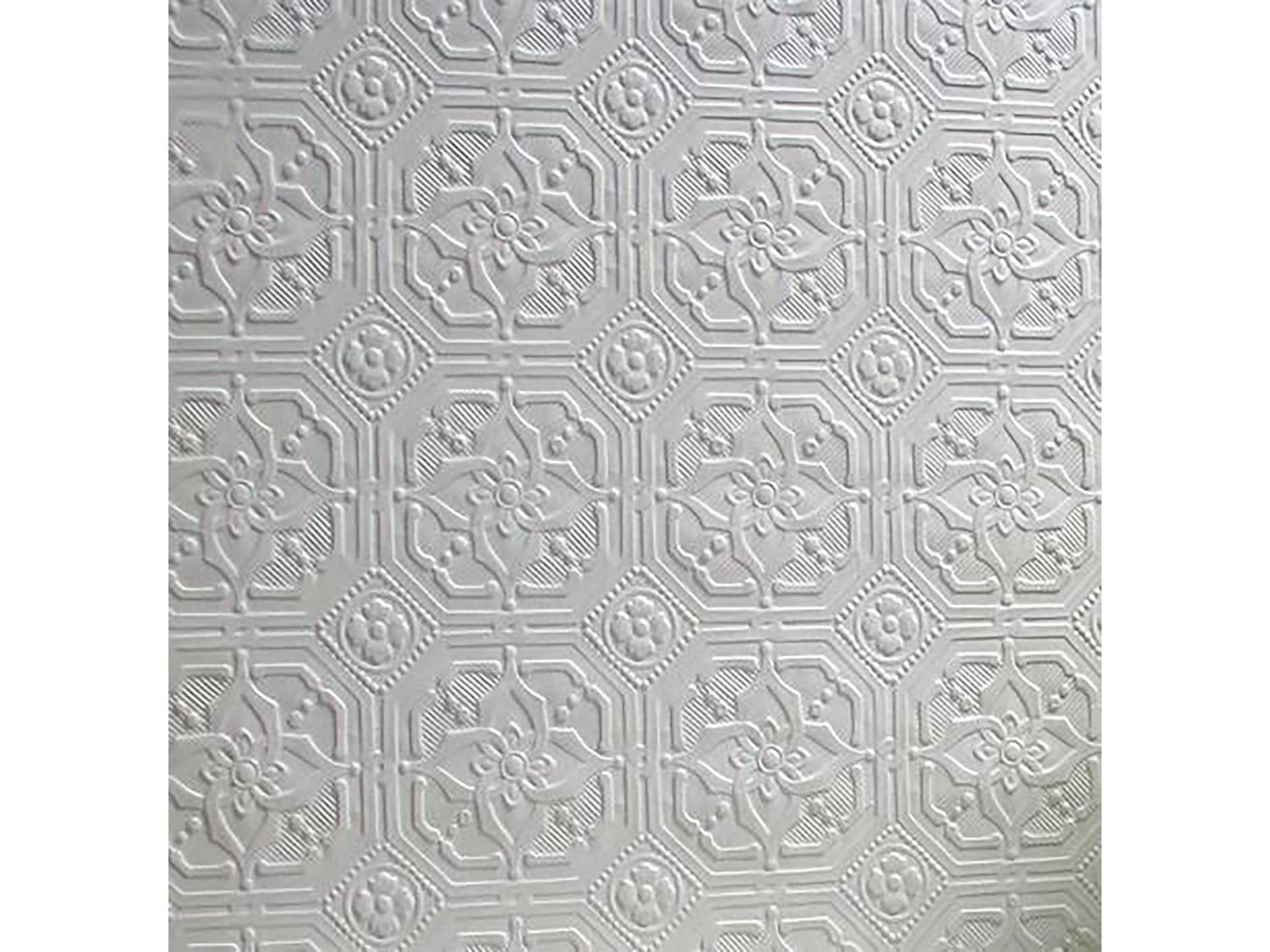 Derby Anaglypta Original Paintable Tile Texture Wallpaper