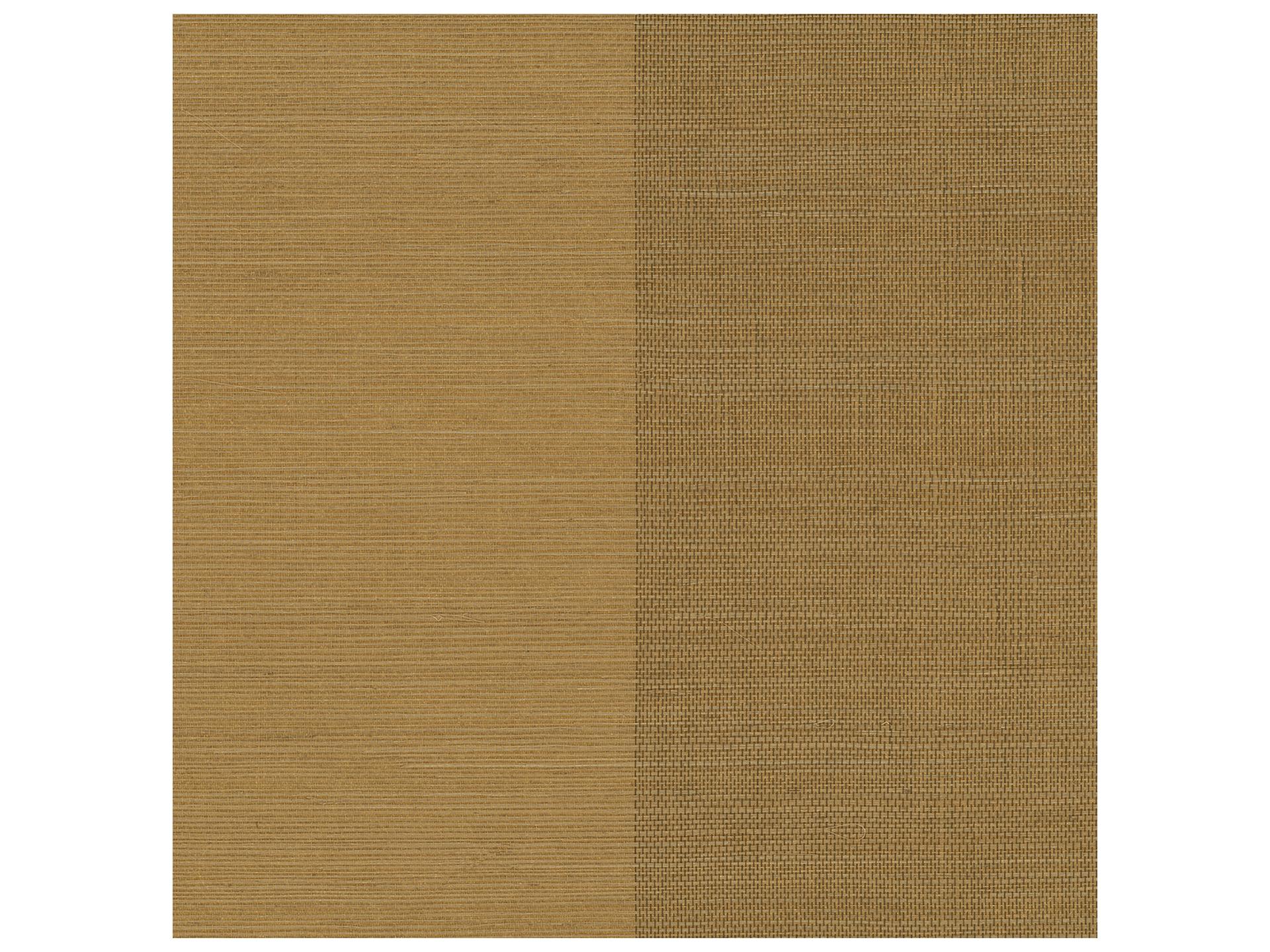 Yue Ying Light Brown Grasscloth Wallpaper