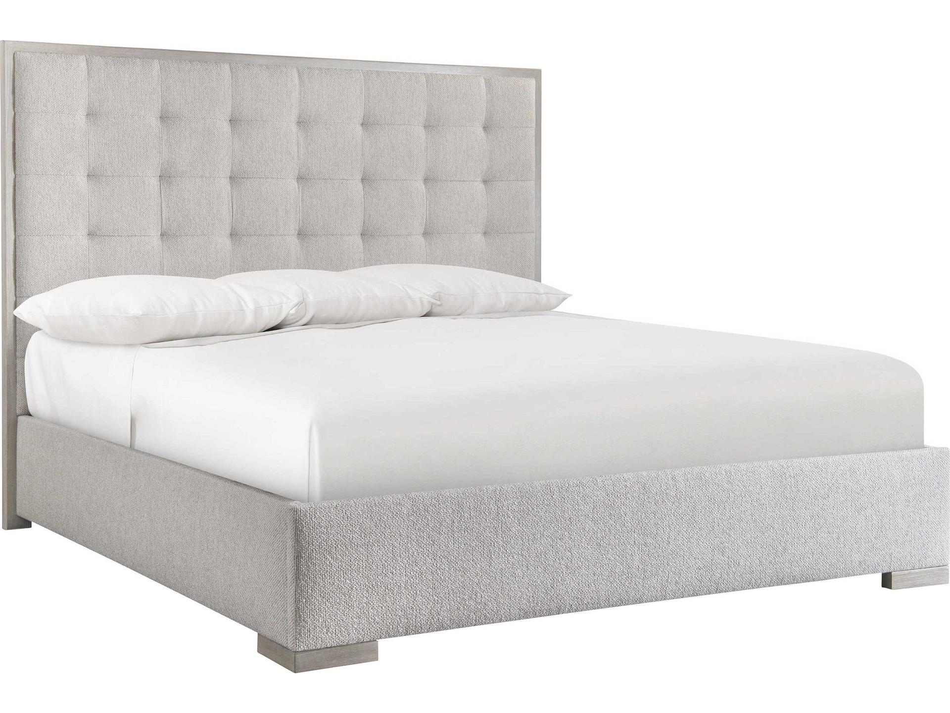 Cornelia Nebbia Gray Upholstered Queen Panel Bed