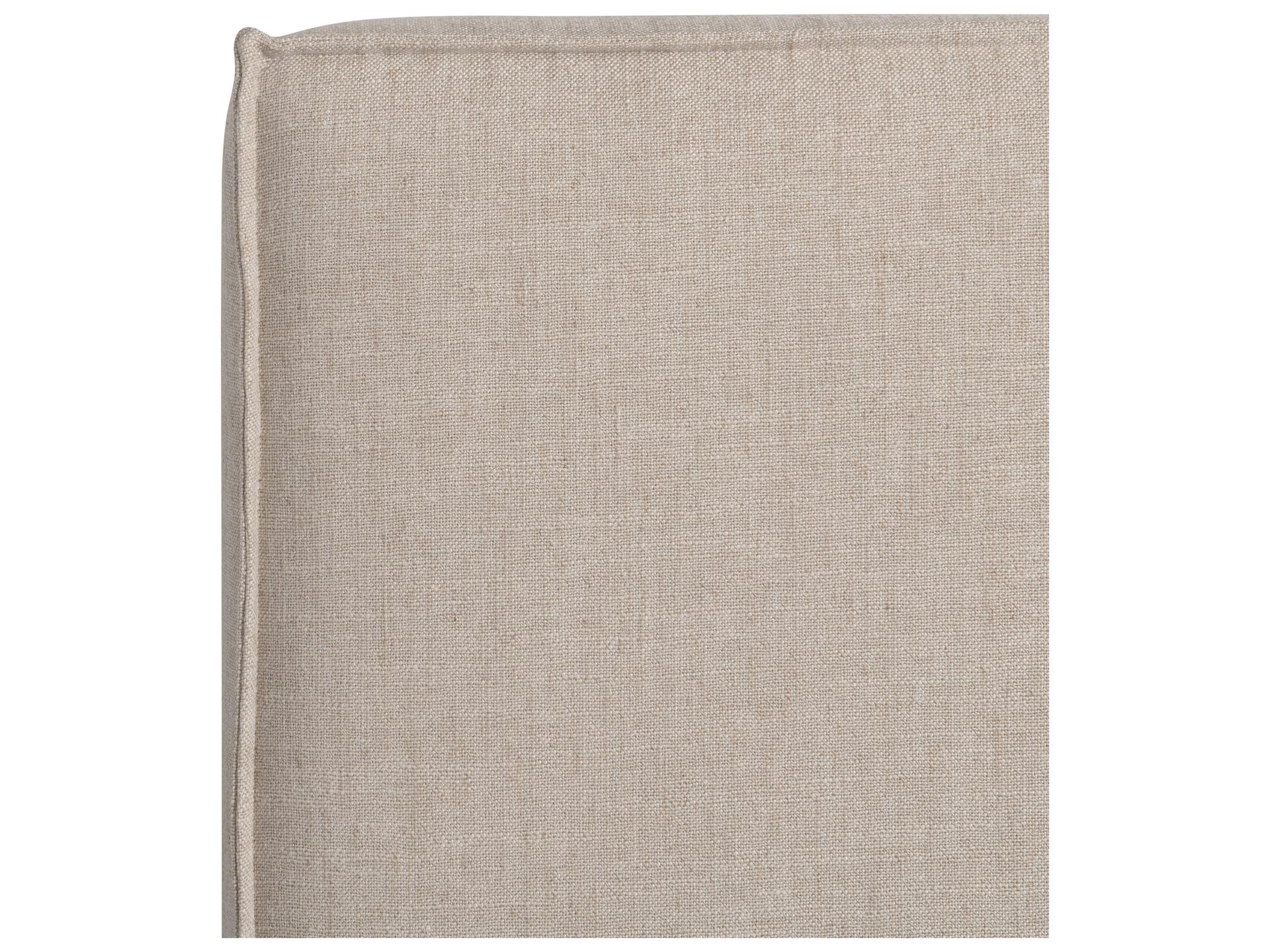 Bernhardt Tribeca Beige Upholstered Queen Panel Bed