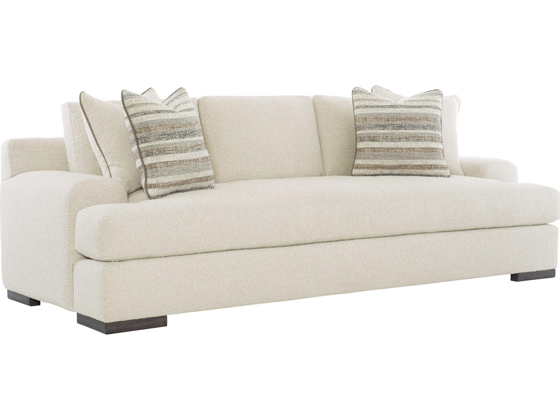 Interiors Andie 3-Seat Fabric Sofa with Recessed Arms