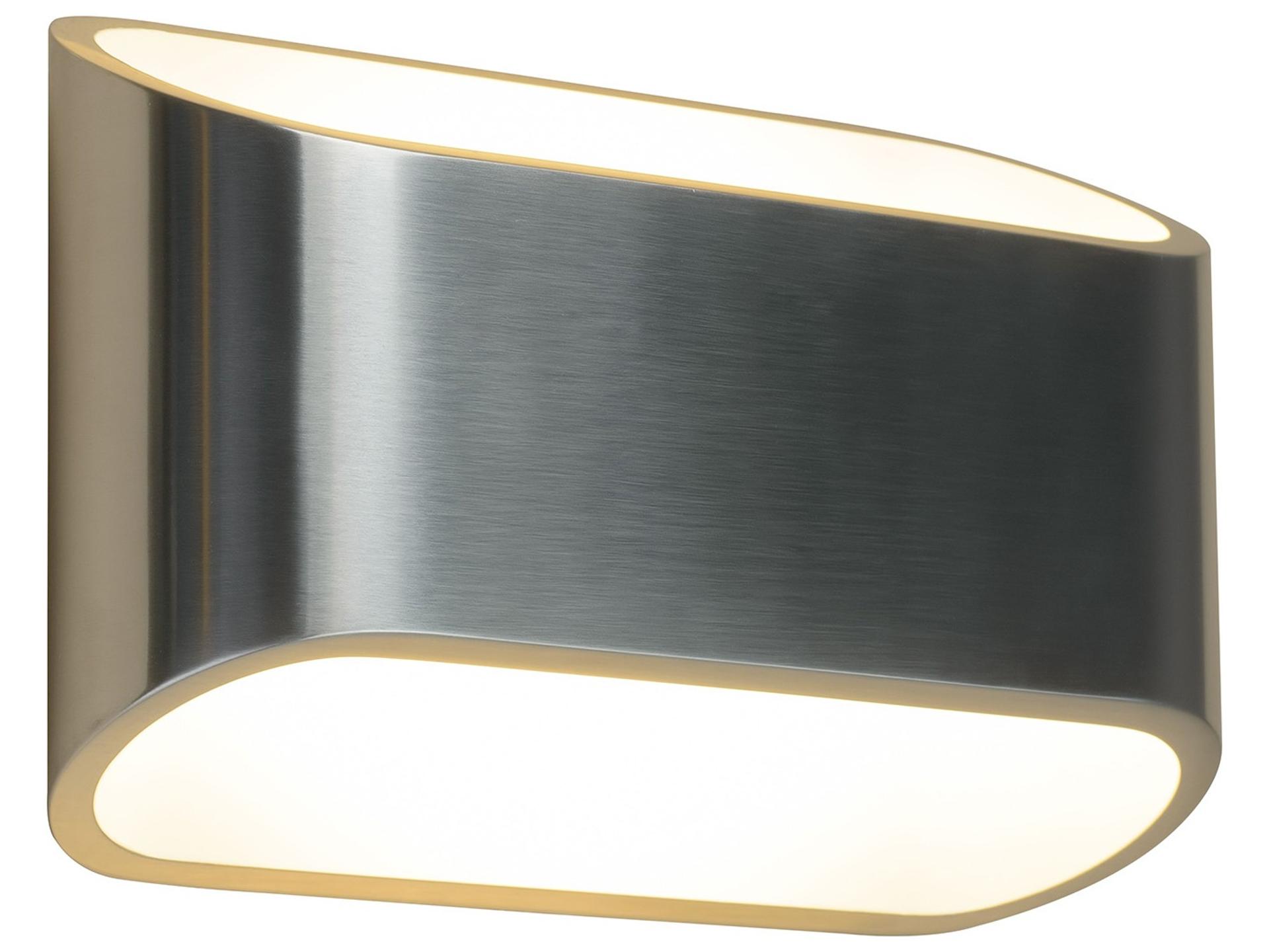 Eclipse 1 LED Wall Sconce in Black with Gold Inner Reflector