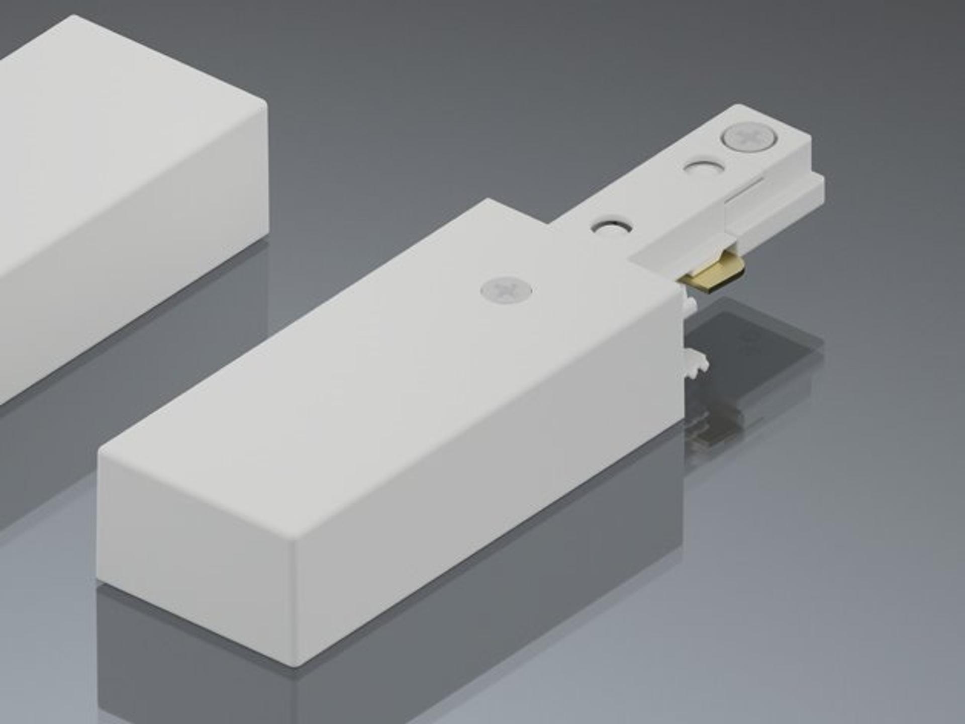 GX Series Two Circuit Track Lighting End Feed