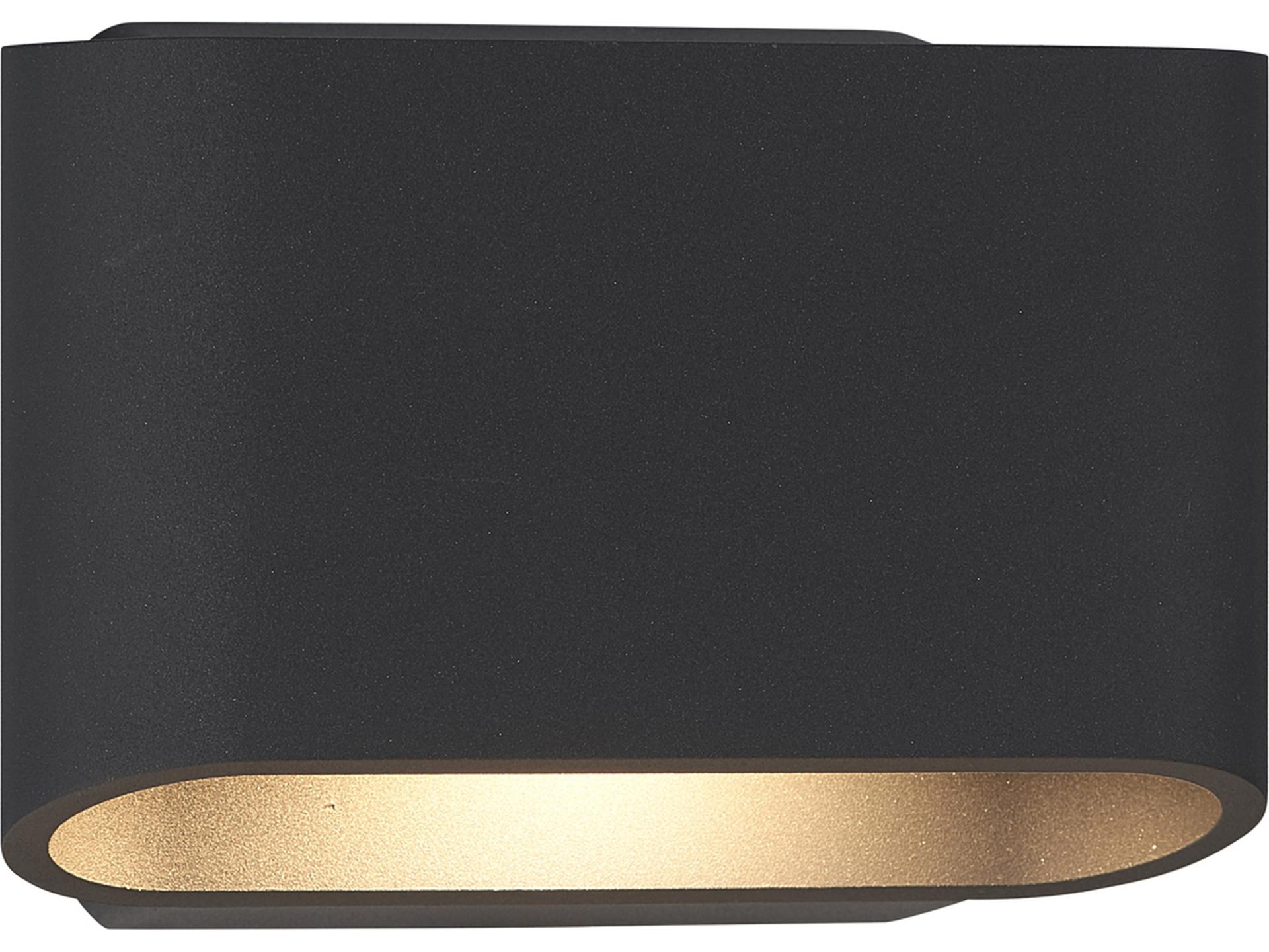Eclipse Modern LED Exterior Down Wall Sconce in Anthracite