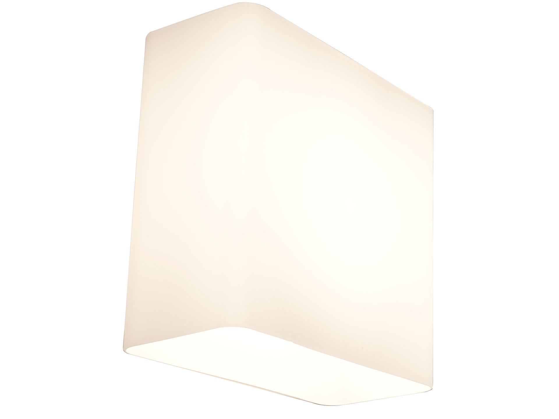 Glaz LED Wall Sconce in White Opal Glass