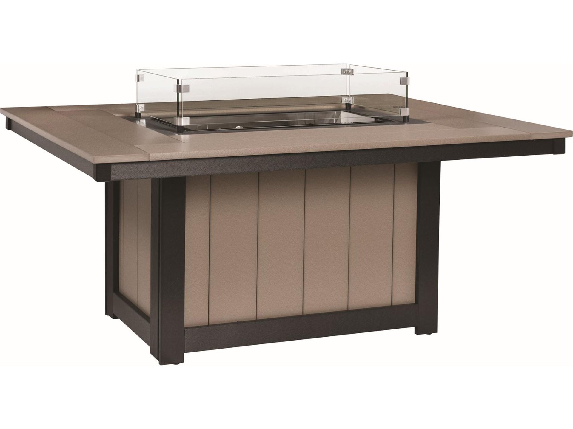 Donoma Rectangular Outdoor Fire Pit Table