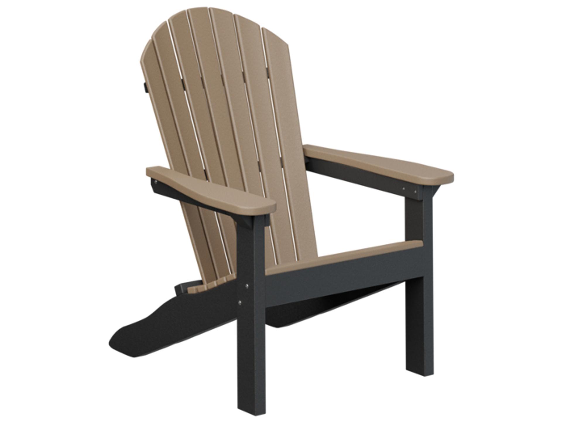 Comfo-Back Recycled Plastic Kids Patio Adirondack Chair