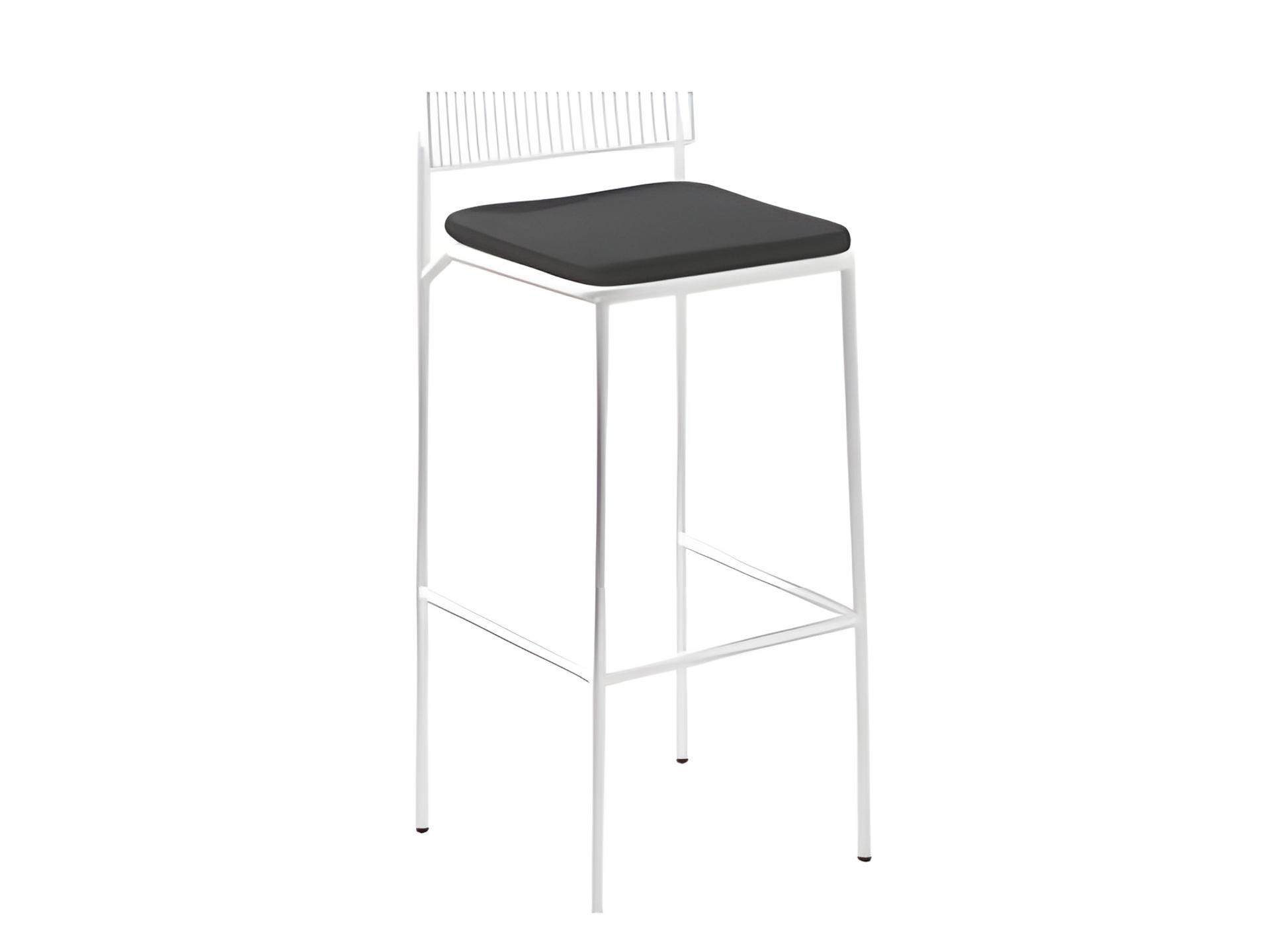 Rachel Bar Stool Seat Pad in Black