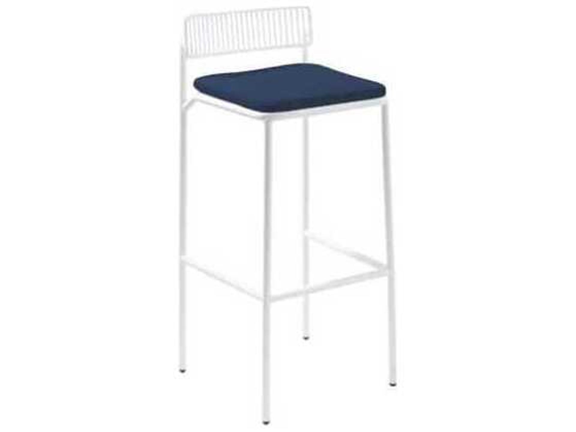 Rachel Navy Bar Seat Pad