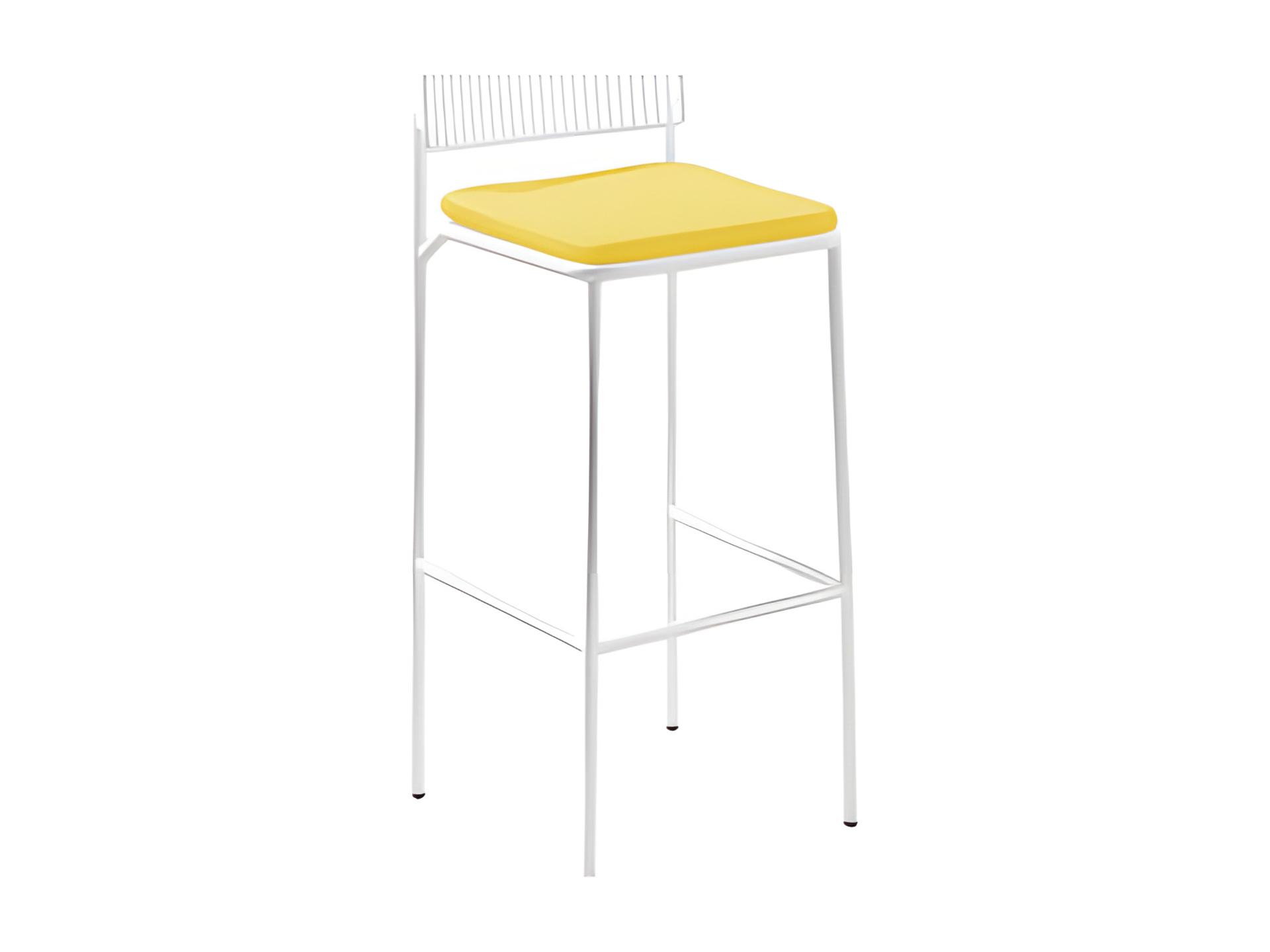 Rachel Bar Stool Seat Pad in Yellow