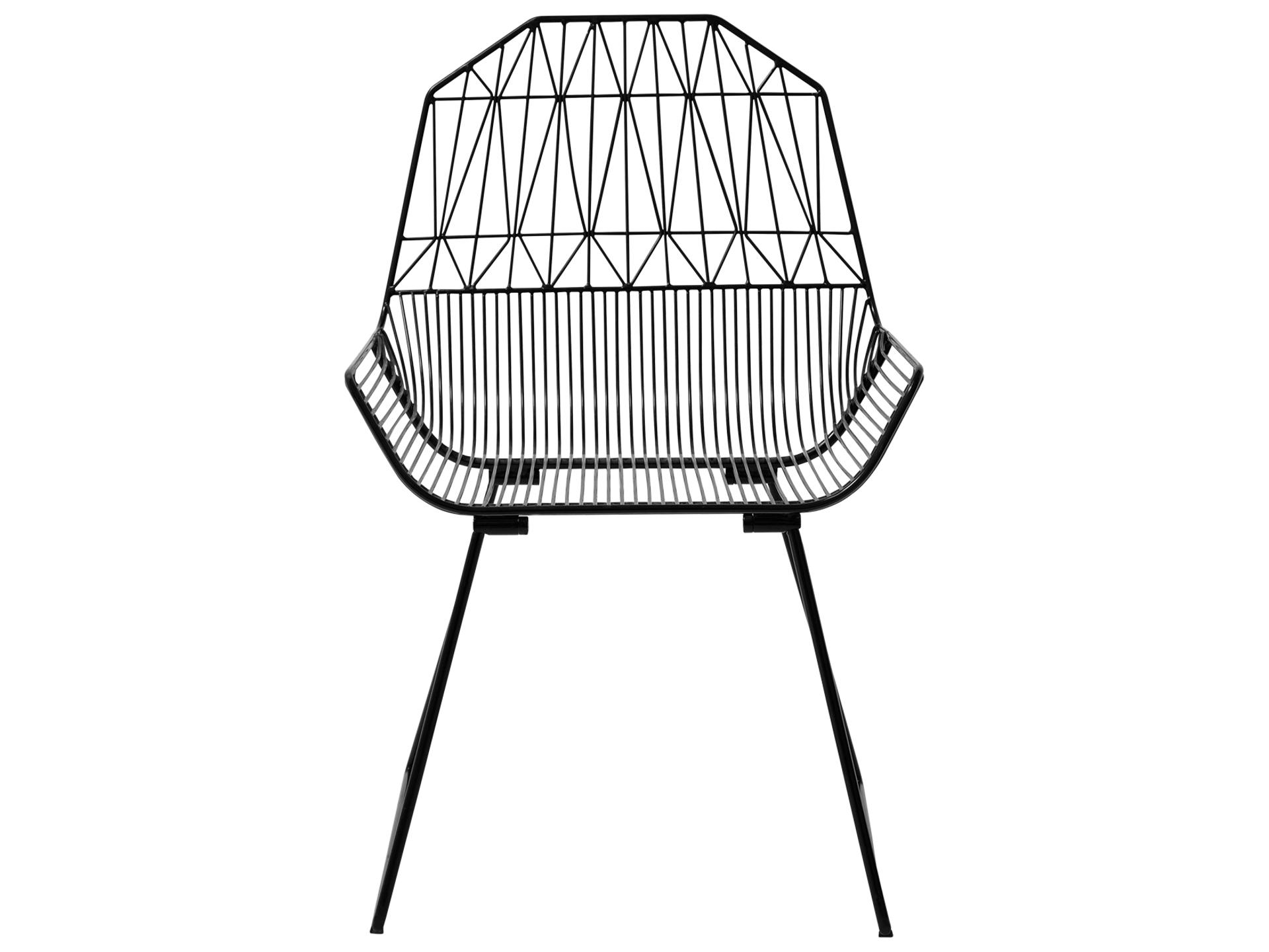 Bend Goods Outdoor Farmhouse Galvanized Iron Black Iron Lounge Chair