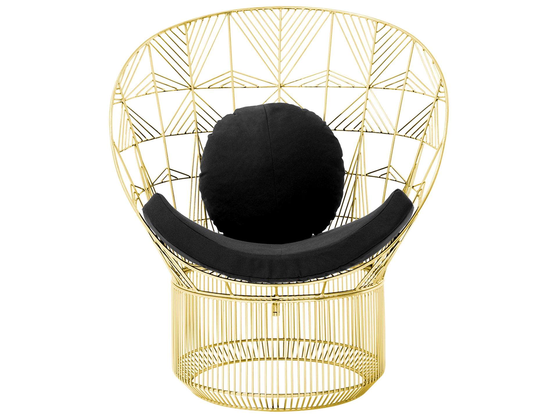 Peacock 2-Piece Outdoor Cushion Set in Black Sunbrella