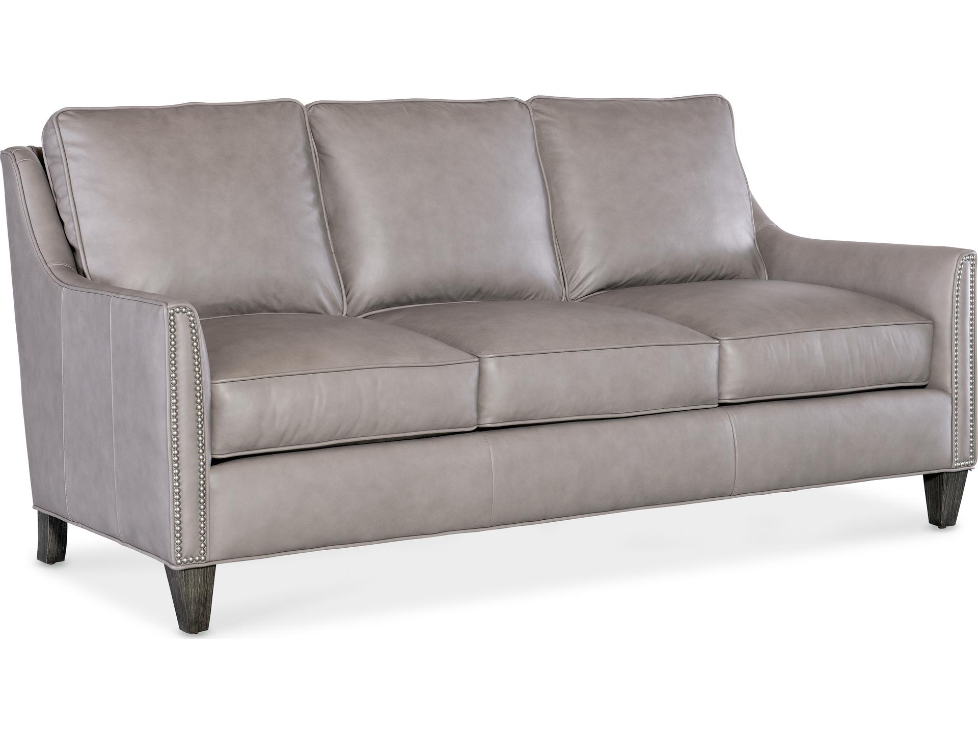 Christopher 3-Seat Transitional Leather Sofa