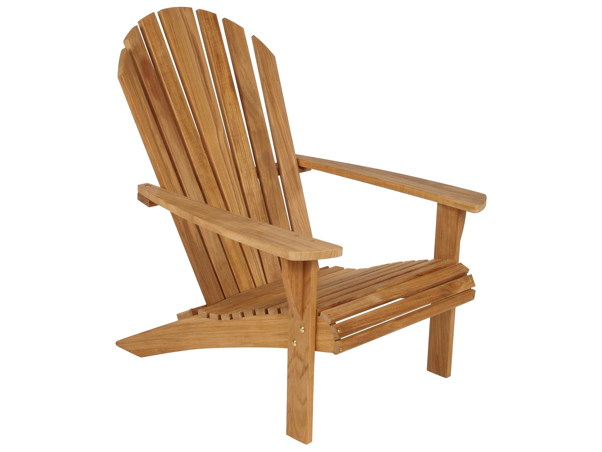 Adirondack Armchair - Natural Teak