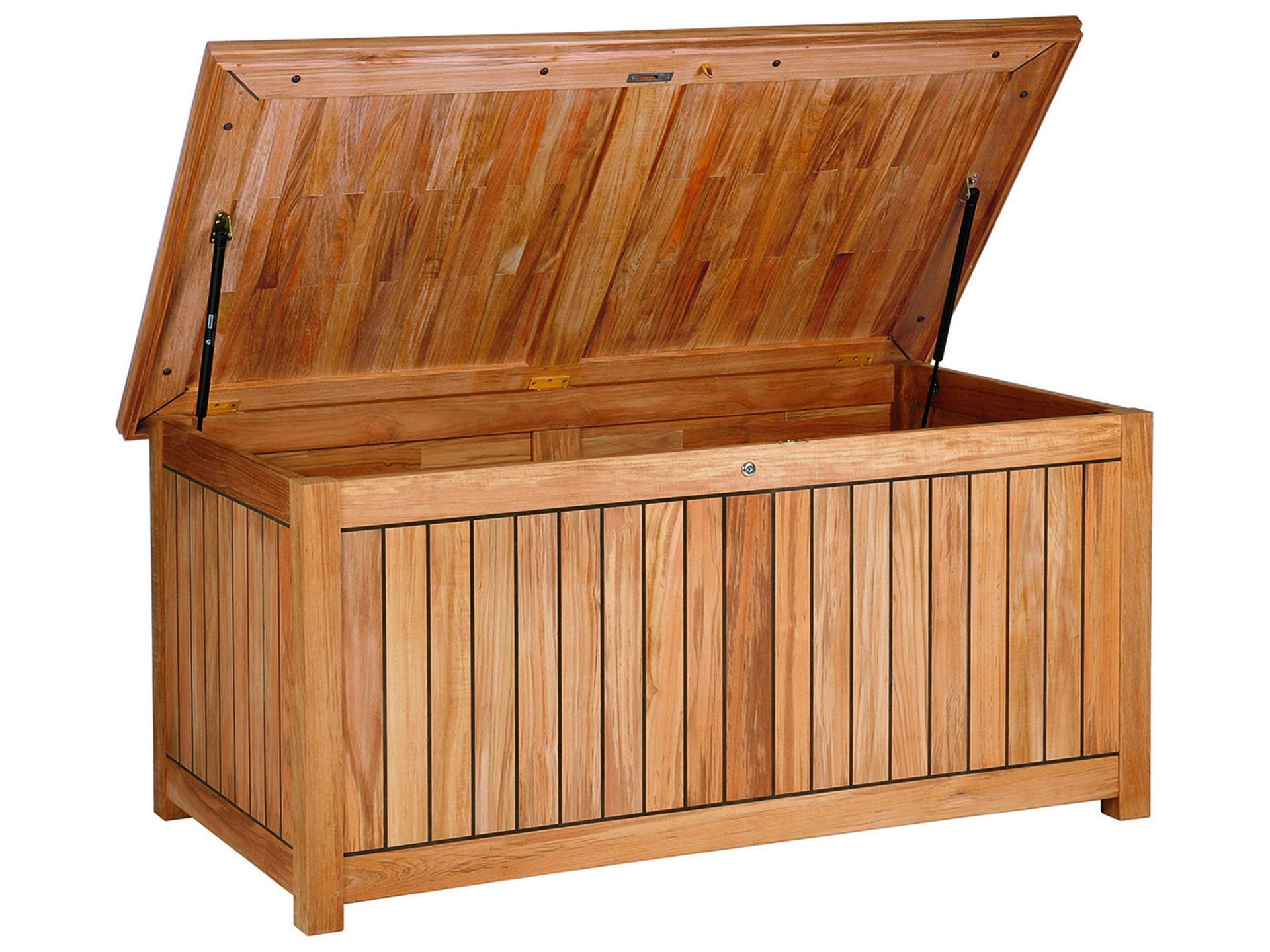 Storage Chest 150 Teak Outdoor Storage Bench