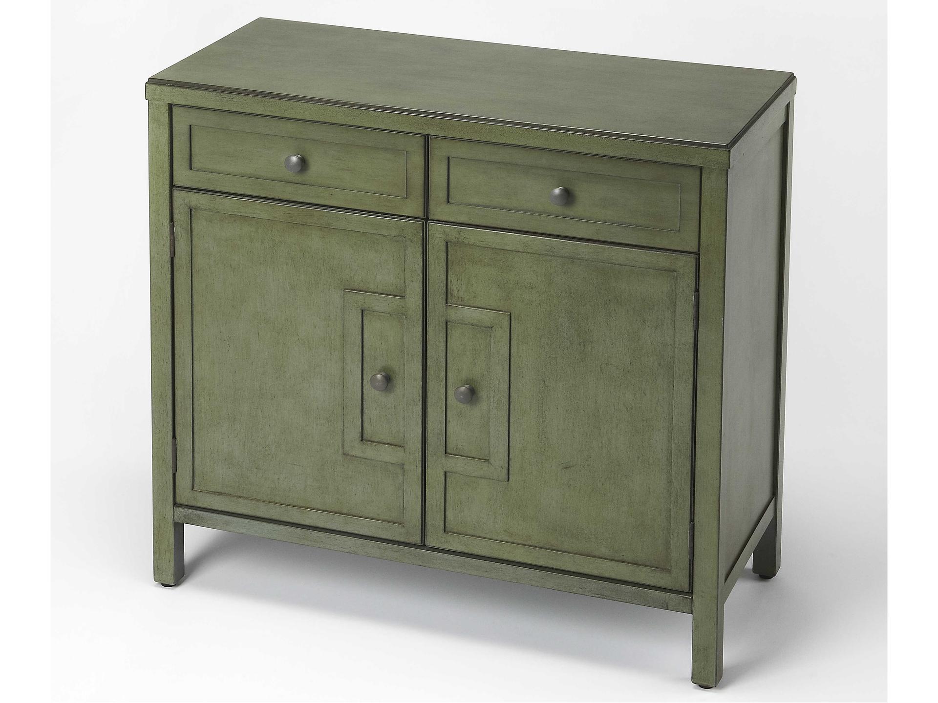 Imperial 31-Inch Accent Cabinet with 2 Drawers in Rustic Green