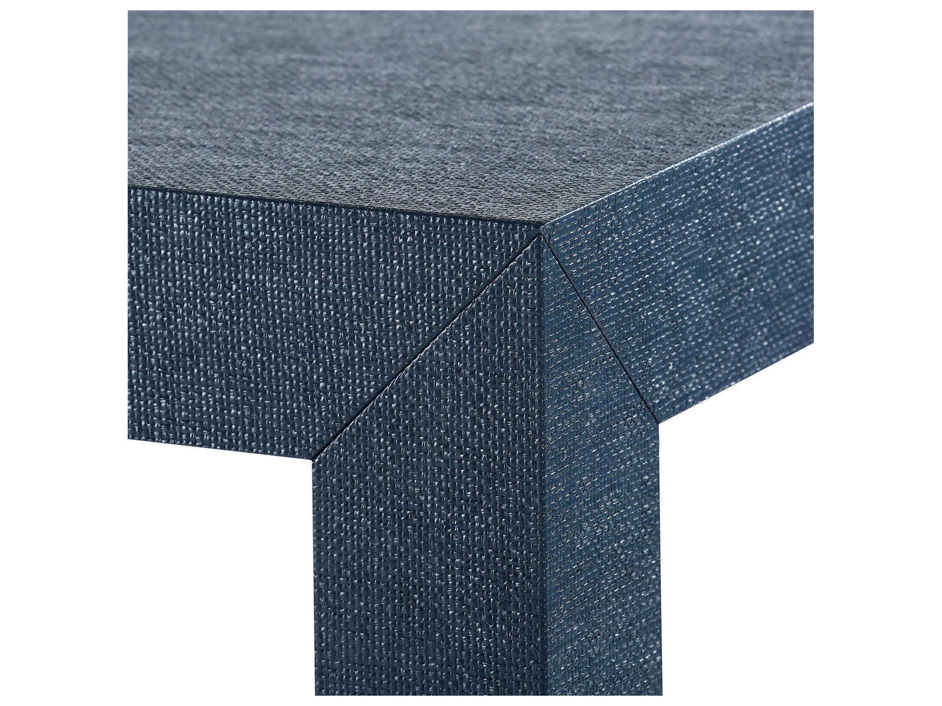 Villa & House Rectangular Wood Deep Navy Console Table