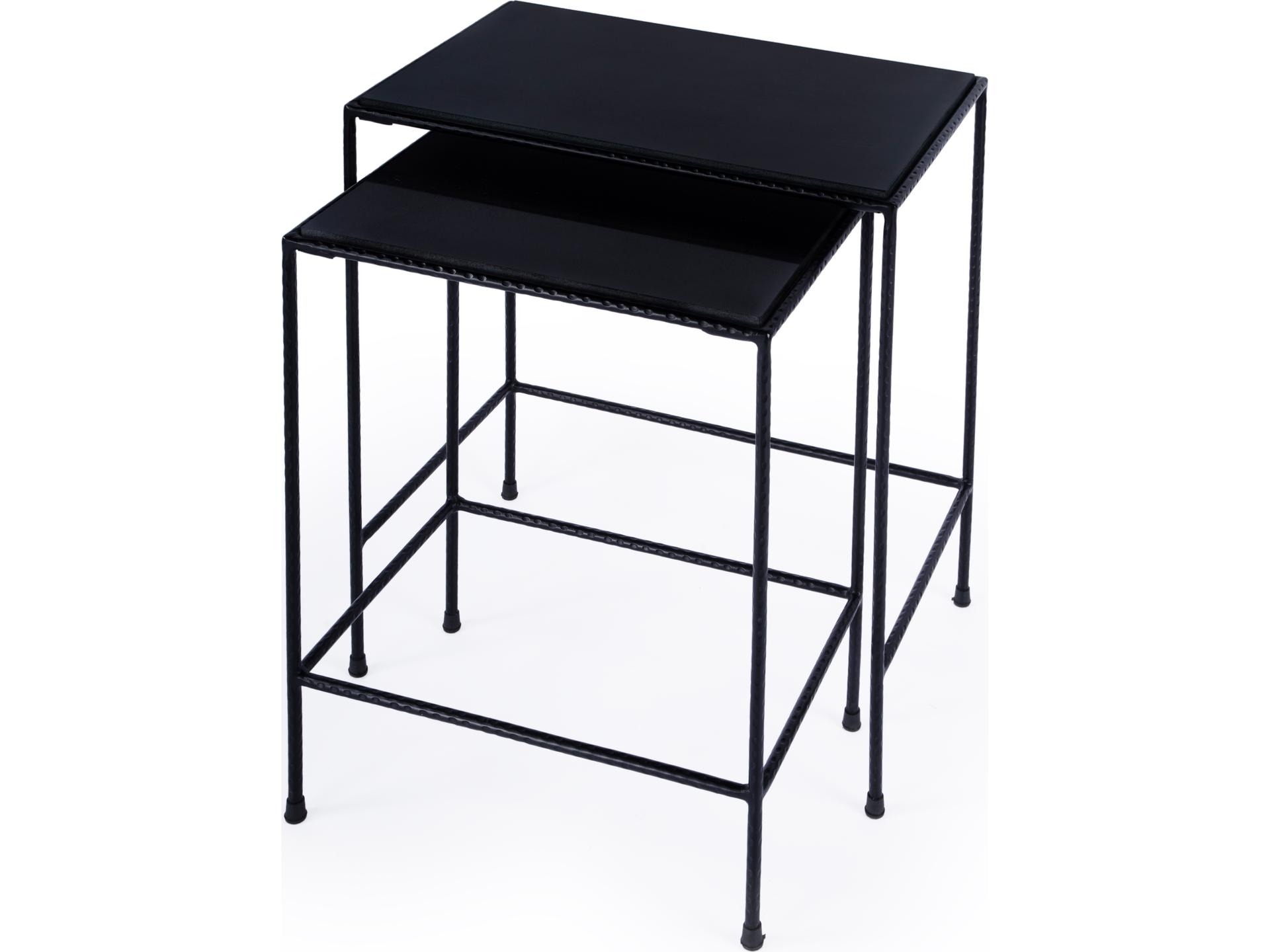 Butler Outdoor Carrera Metal Rectangular End Table