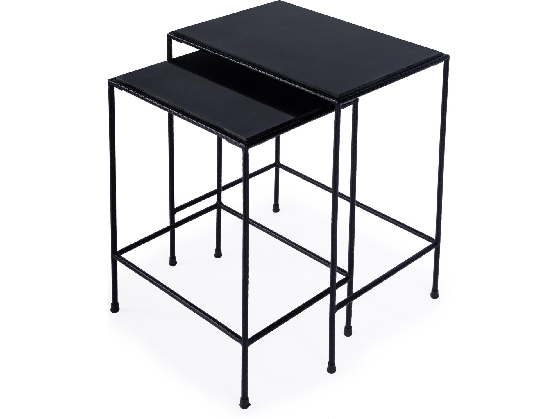 Butler Outdoor Carrera Metal Rectangular End Table