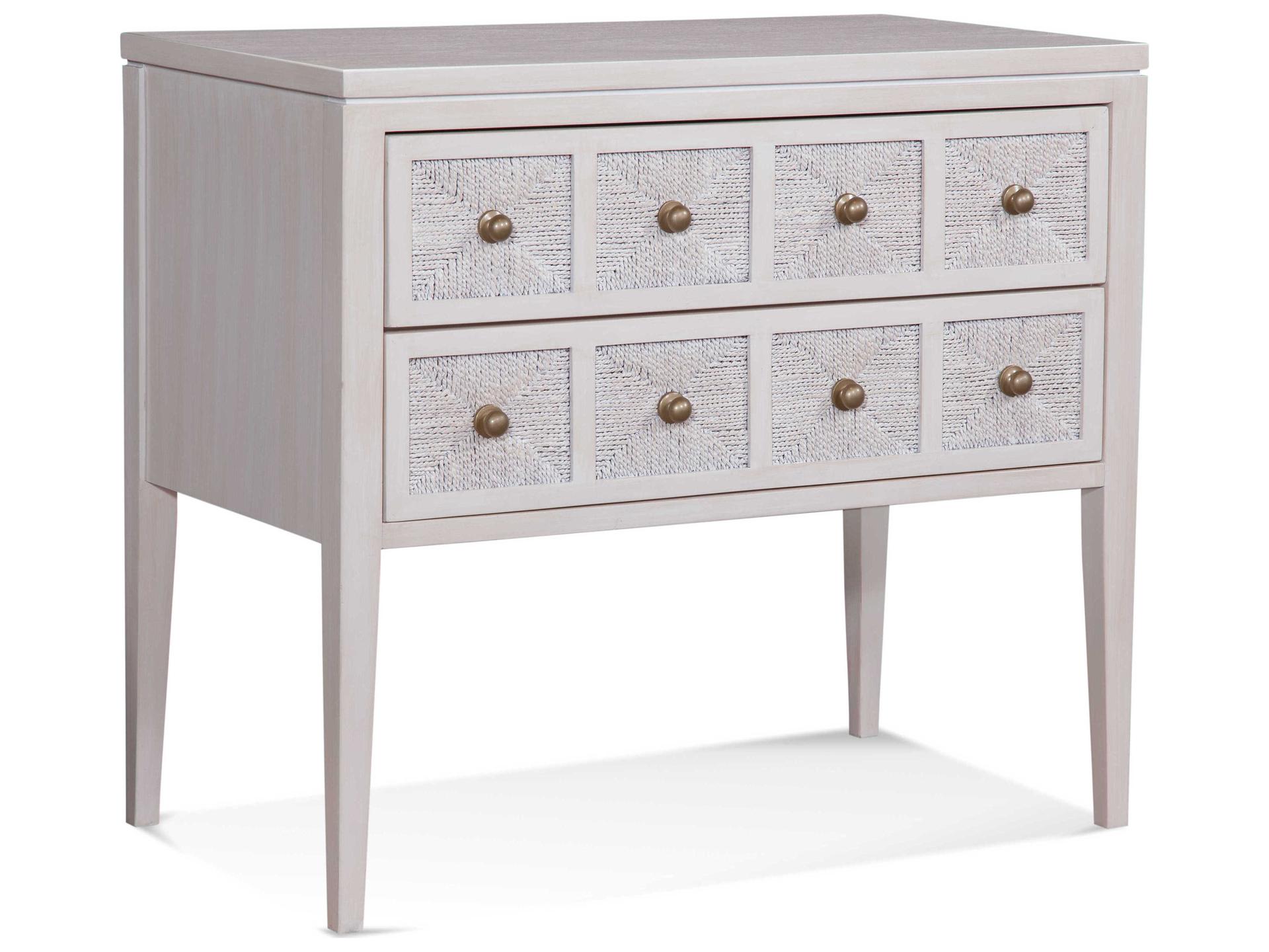 Edenton 2-Drawer Accent Console with Banana Leaf Drawer Fronts