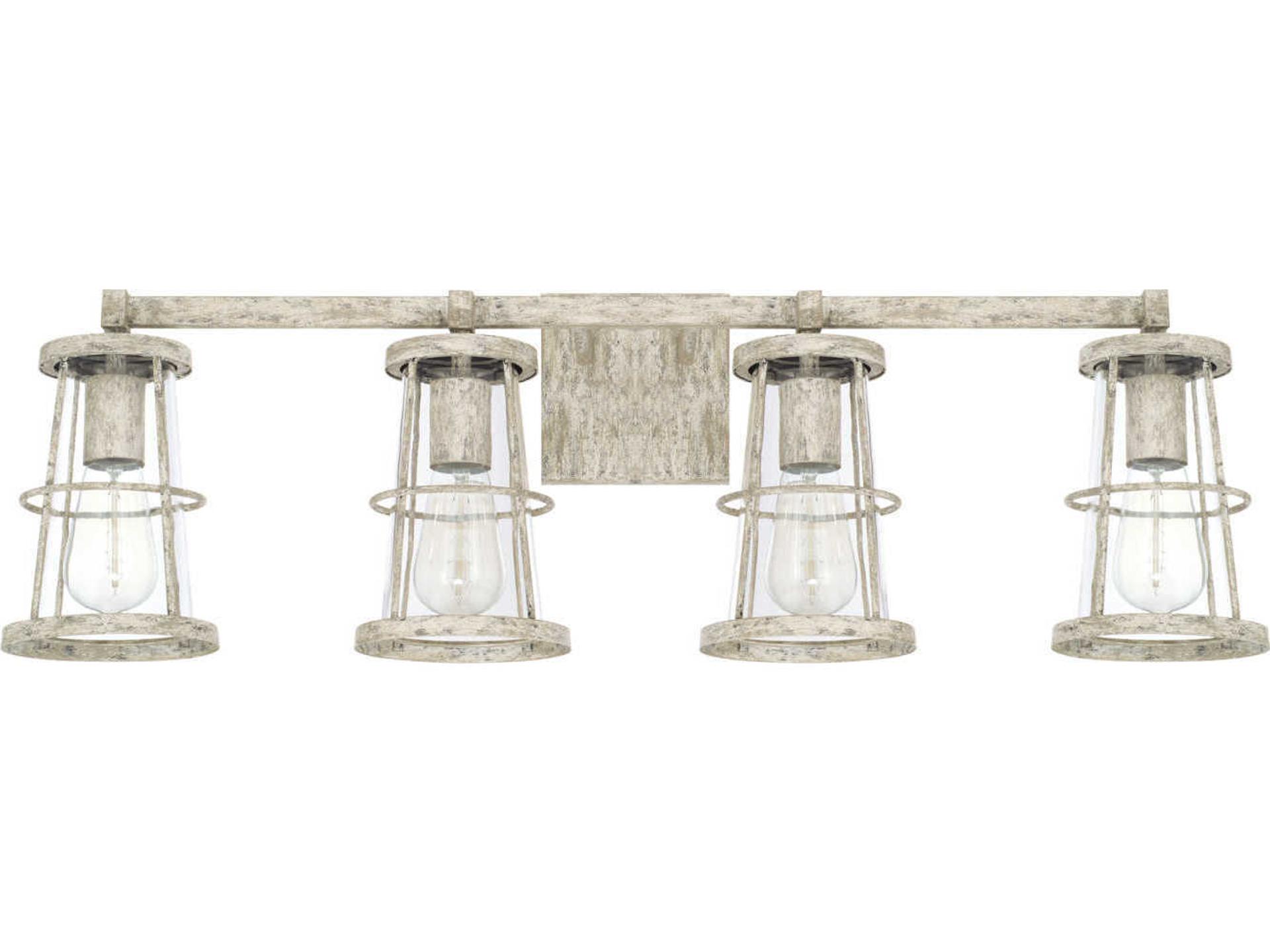 Beaufort 4-Light Transitional Bath Vanity Light in Mystic Sand