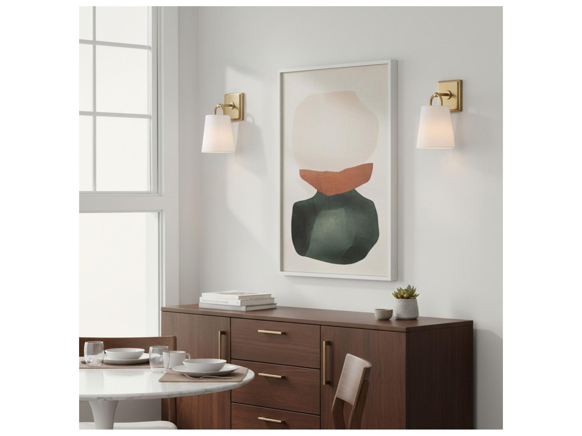 Capital Lighting Brody 1-Light Aged Brass Wall Sconce