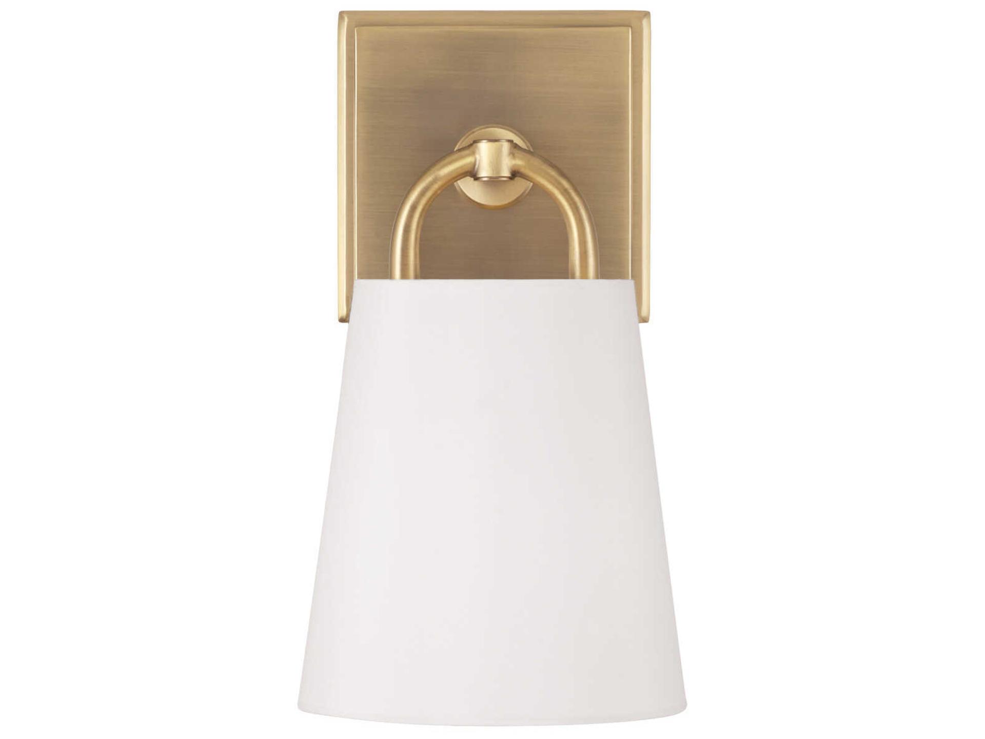 Capital Lighting Brody 1-Light Aged Brass Wall Sconce