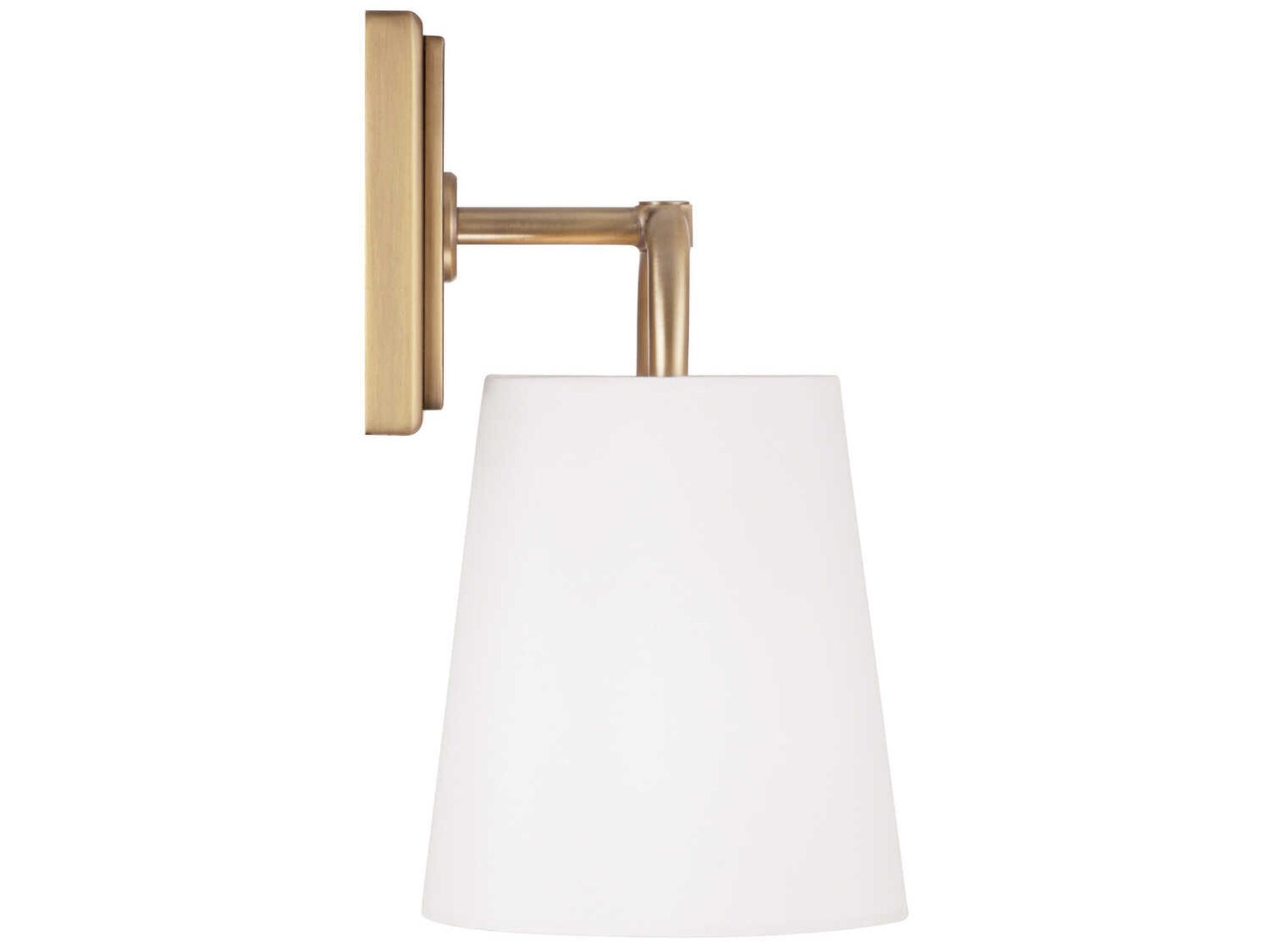 Capital Lighting Brody 1-Light Aged Brass Wall Sconce