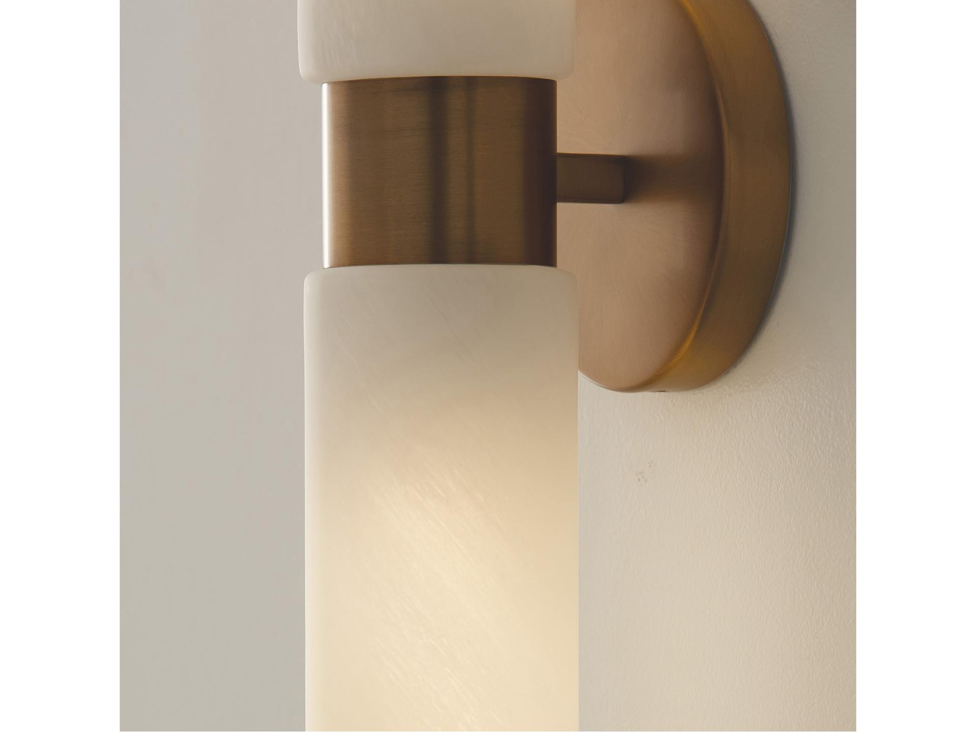 Capital Lighting Alyssa 2-Light Aged Brass Wall Sconce