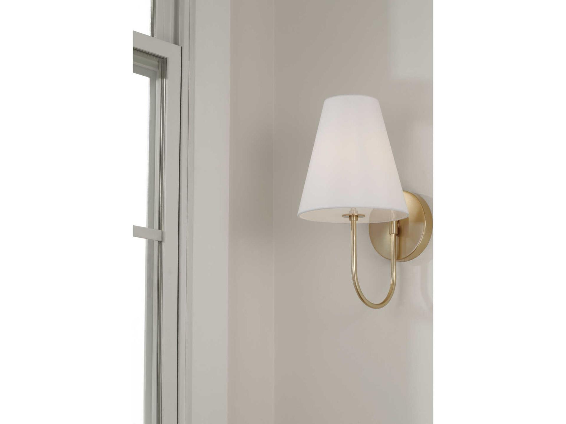 Capital Lighting Julia 1-Light Matte Brass Wall Sconce