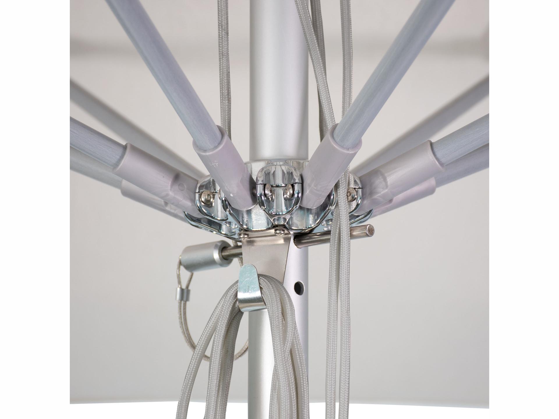 California Patio Umbrella Quick Ship Newport Series Aluminum 11 Foot Octagon Pulley Lift Patio Umbrella