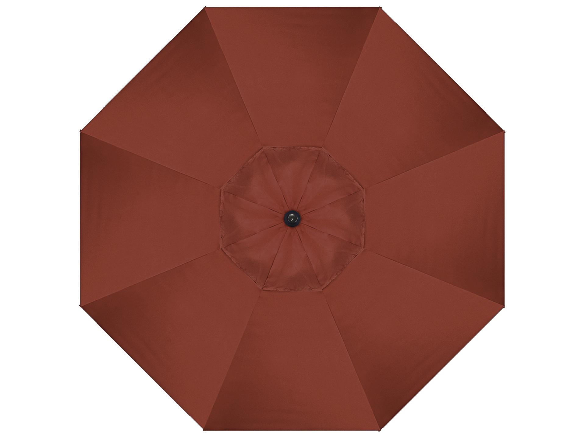 California Patio Umbrella Custom Casa Series Aluminum 7.5 Foot Octagon Auto Tilt Crank Lift Patio Umbrella