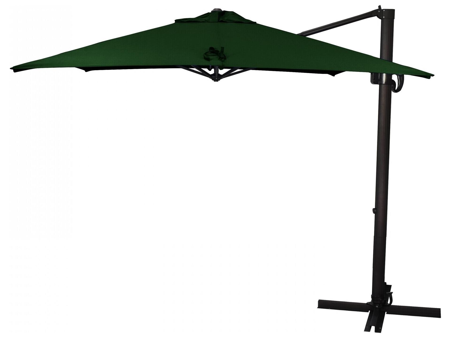 California Outdoor Patio Umbrella Quick Ship Casa Series Aluminum Cantilever 8.5 Foot Octagon Side Tilt Crank Lift Outdoor Patio Umbrella