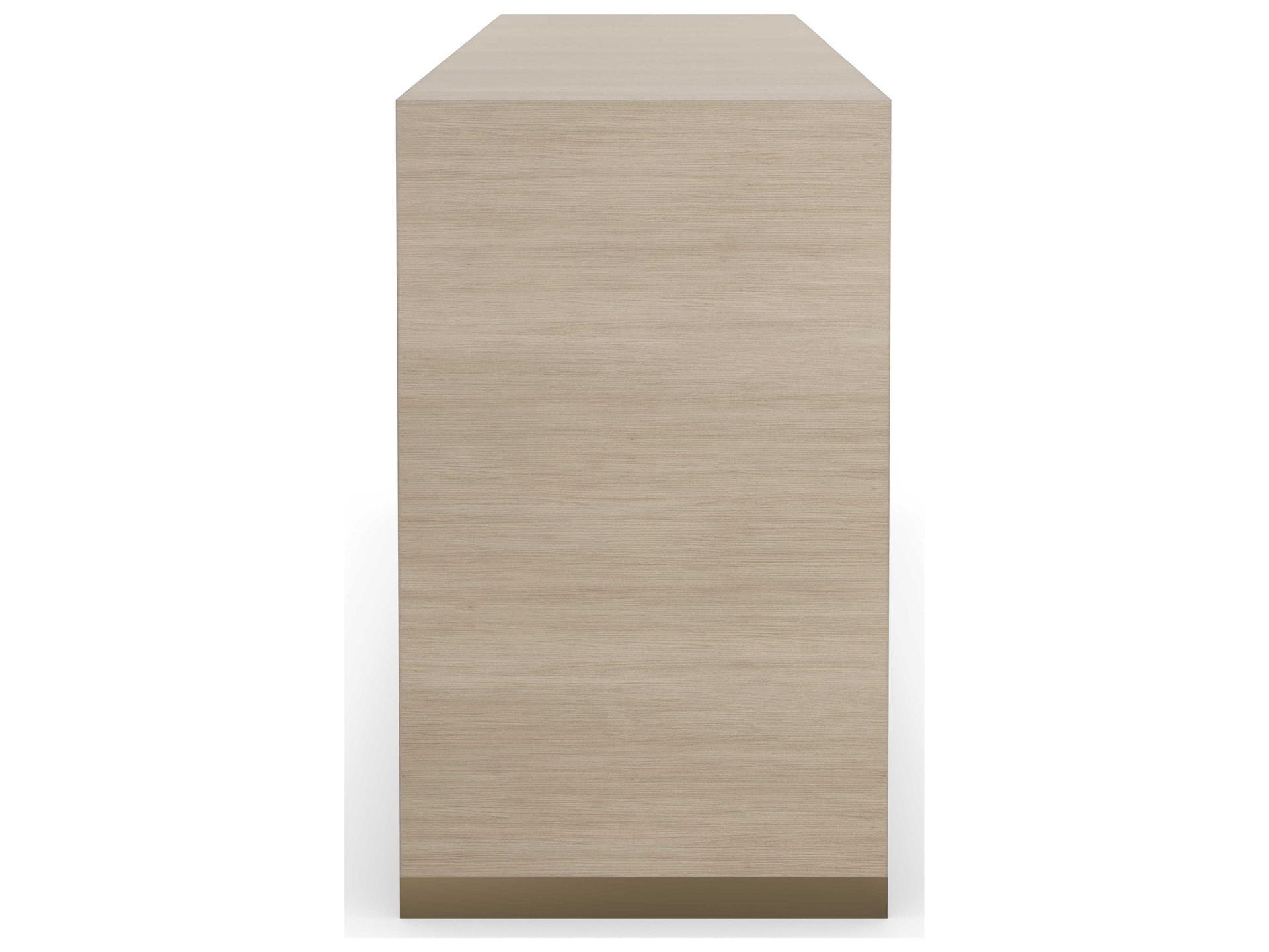 Caracole Classic Hang Up 6-Drawers White Hardwood Double Dresser