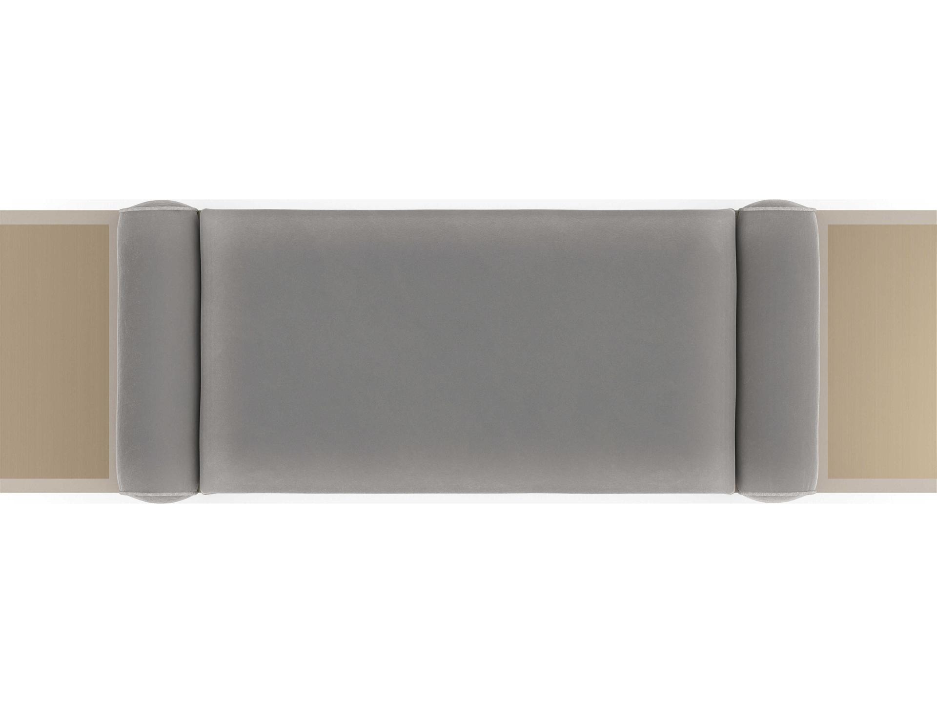 Caracole Classic Roll Play White Upholstered Accent Bench