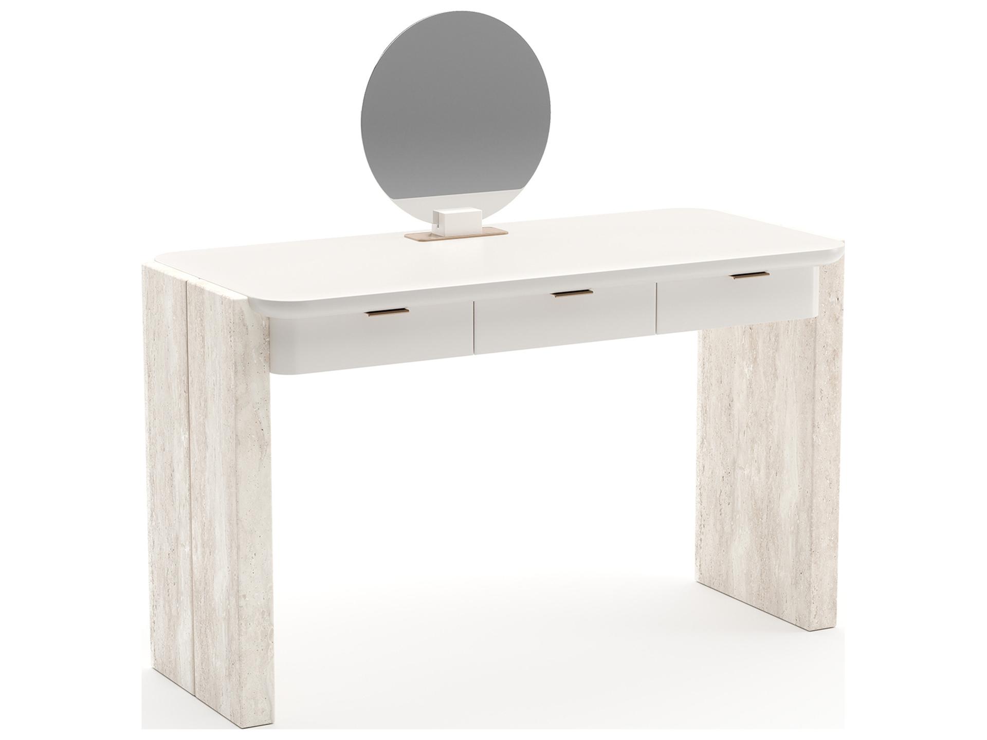 slim fit dress slacks Carmen White Dressing Table main image 0