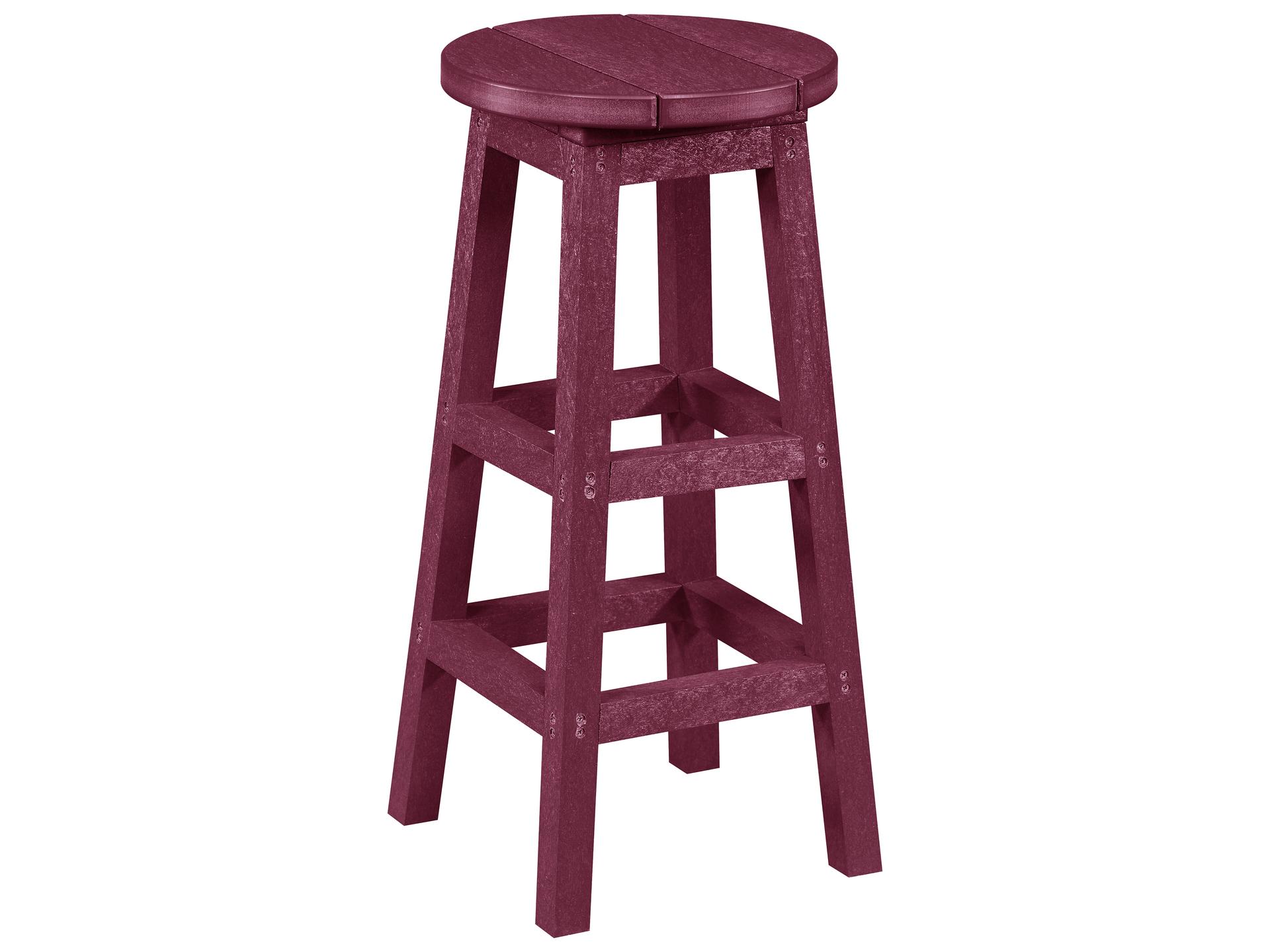 Capterra Recycled Plastic Backless Bar Stool