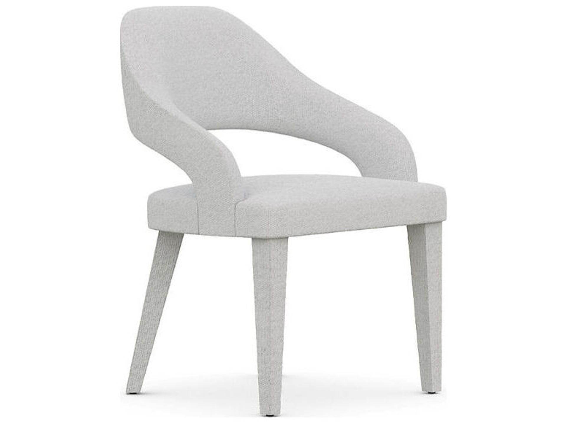 Dayton Upholstered Dining Side Chair in Merino Pearl Performance Fabric